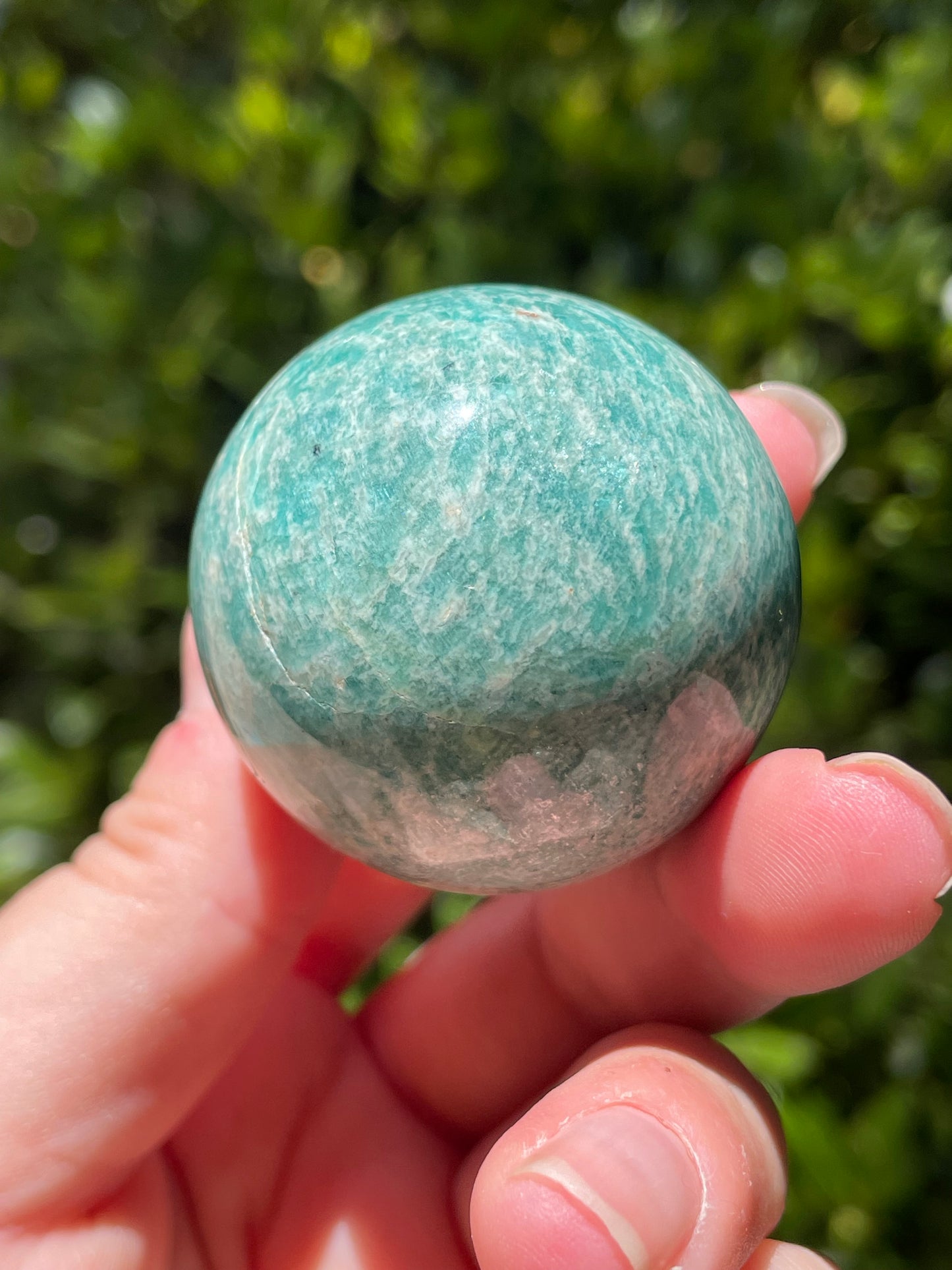 Amazonite Crystal Spheres