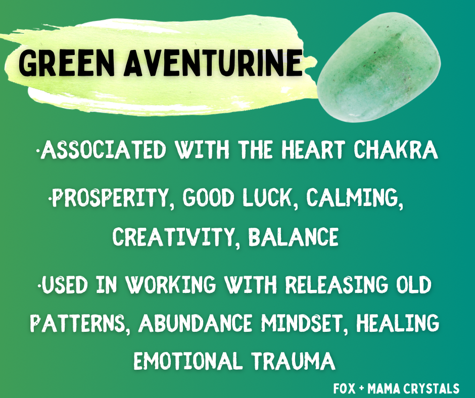 Green Aventurine Crystal Hearts