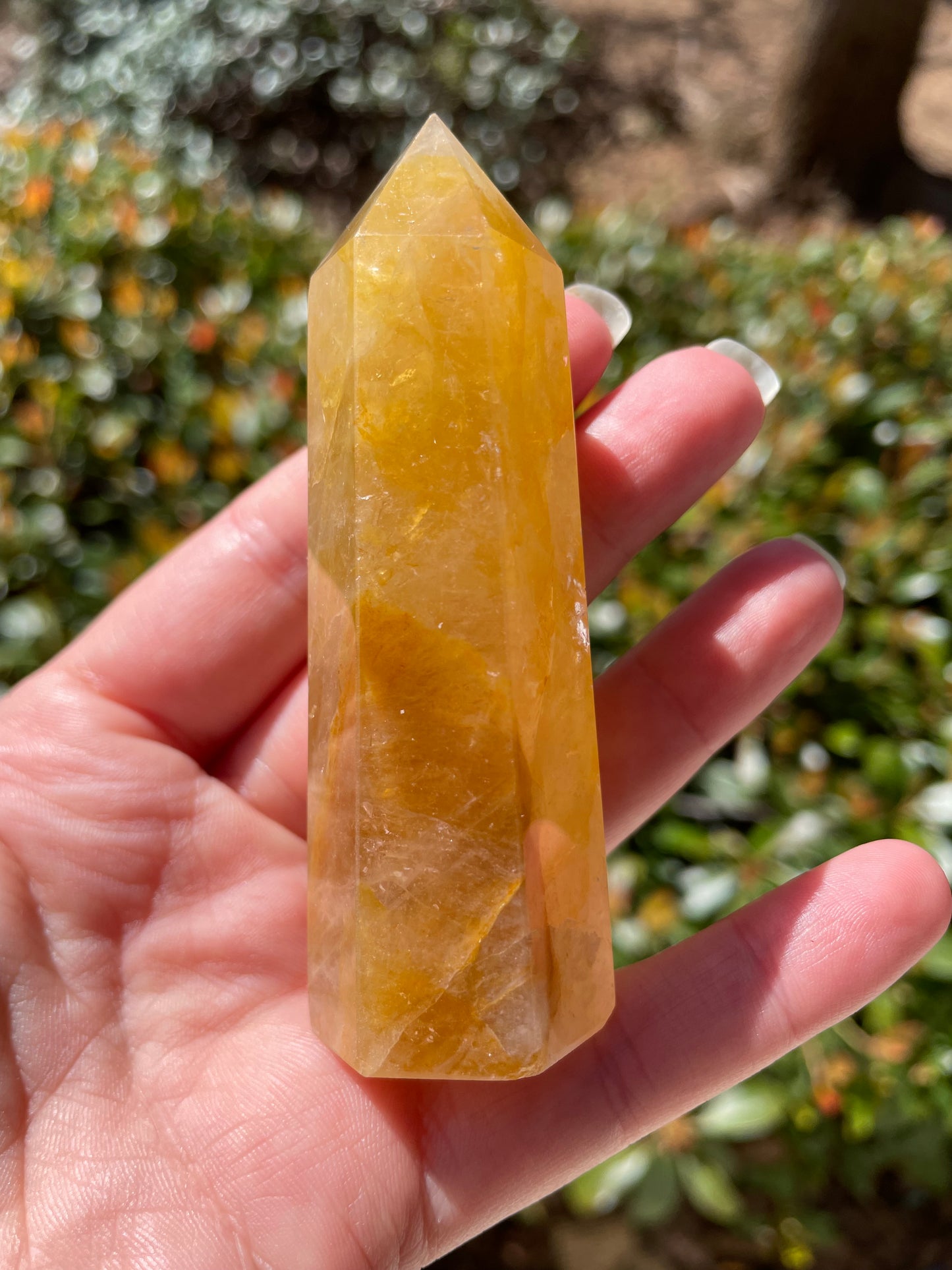 3.75” Golden Healer Quartz Crystal Tower