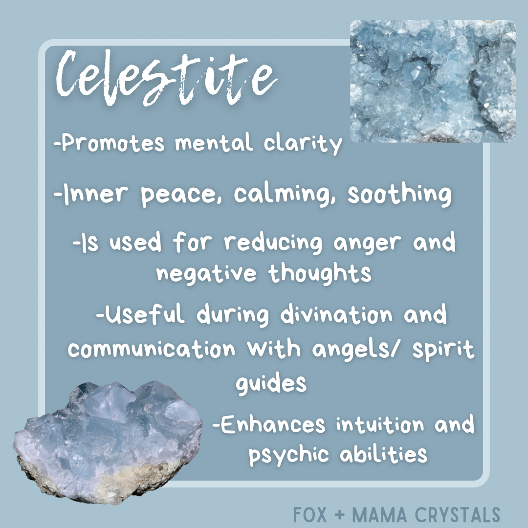 Celestite Crystal Cluster