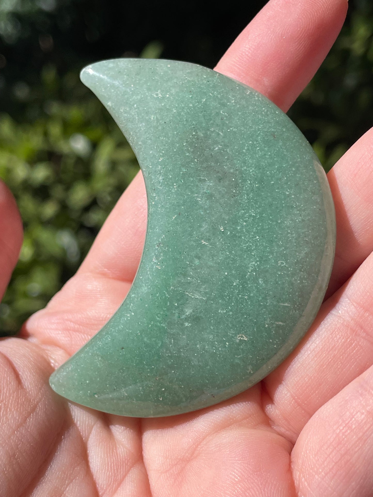 Green Aventurine Crescent Moons 🌙