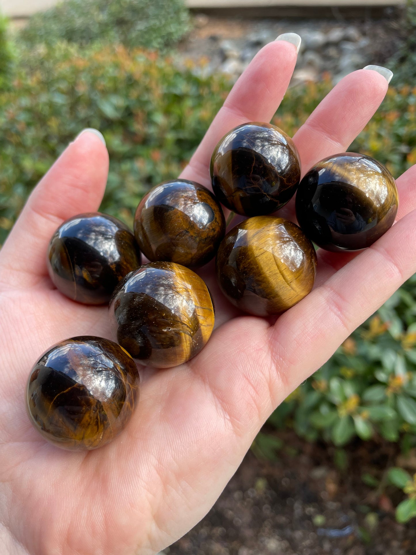 Tigers Eye Crystal 1” Spheres