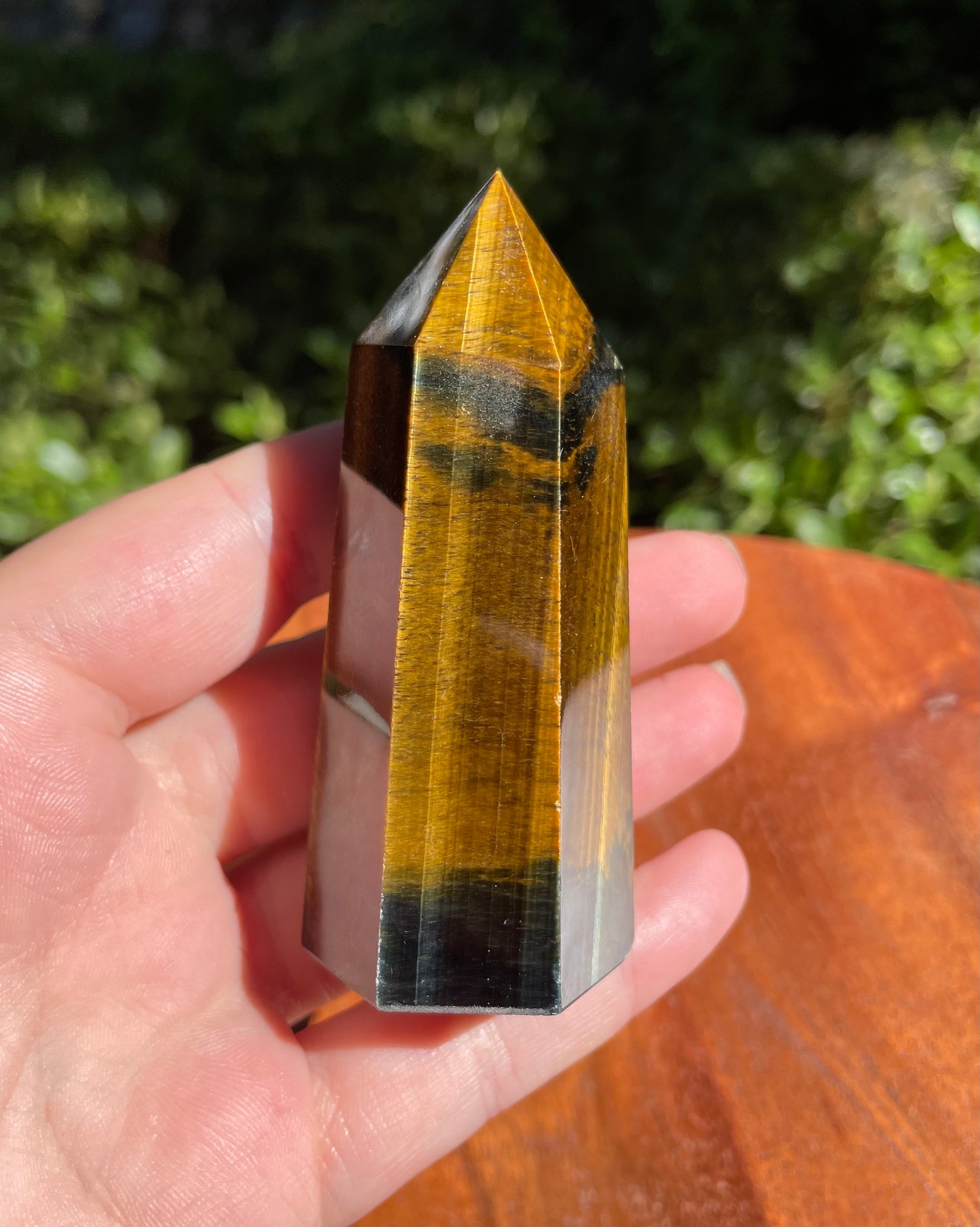 3” Tigers Eye Crystal Tower