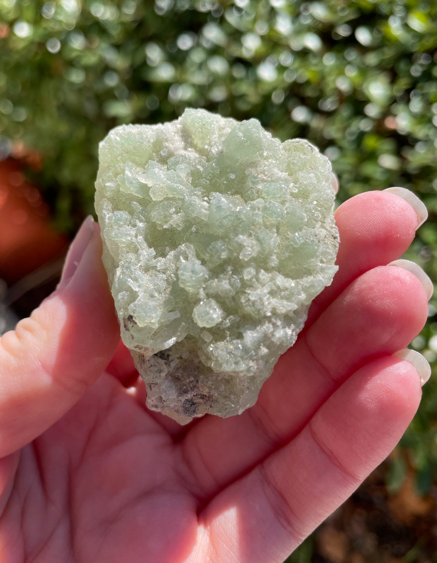 Prehnite Raw Cluster