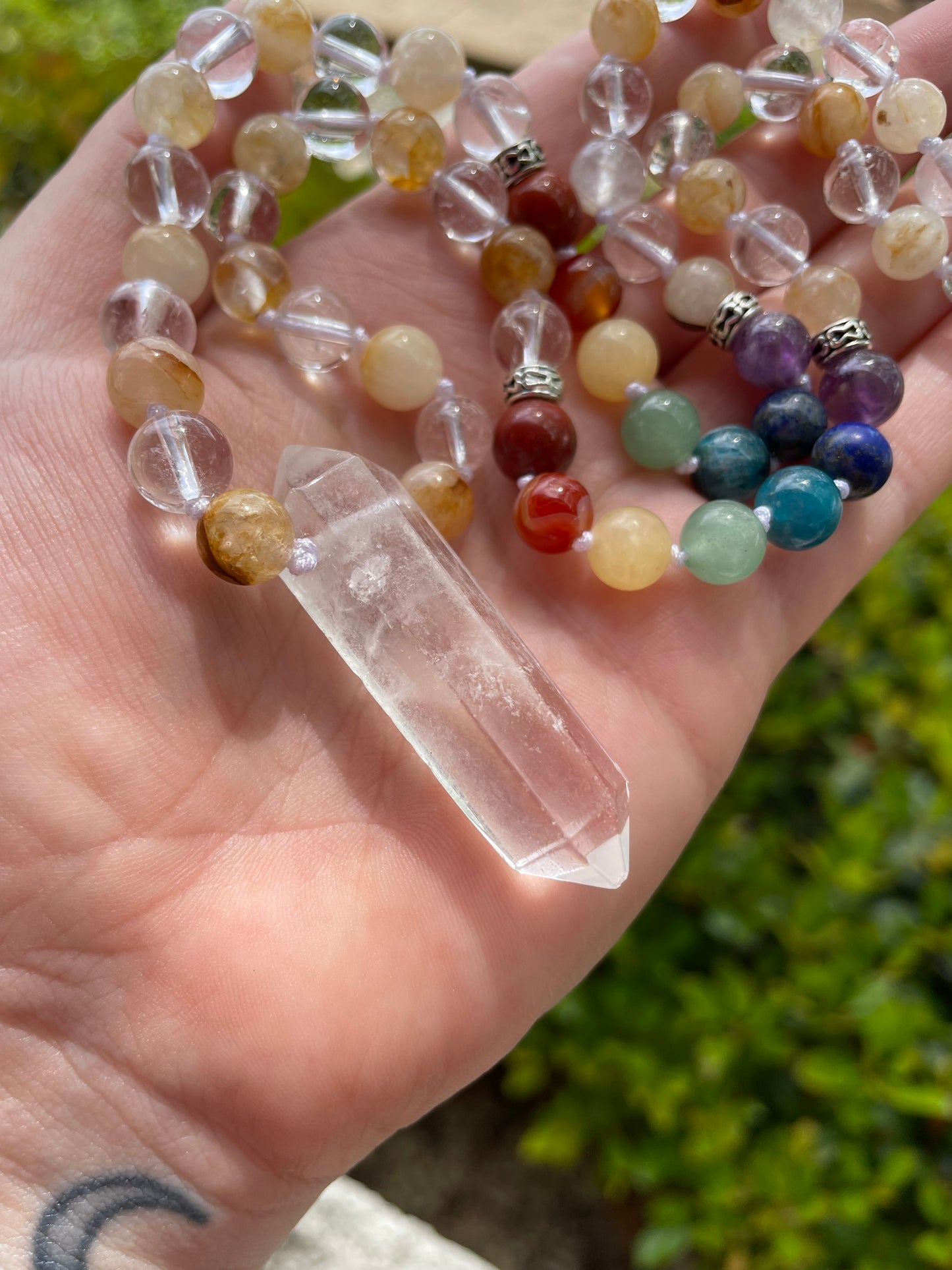 Chakra Balancing & Energy Clearing Crystal Necklace