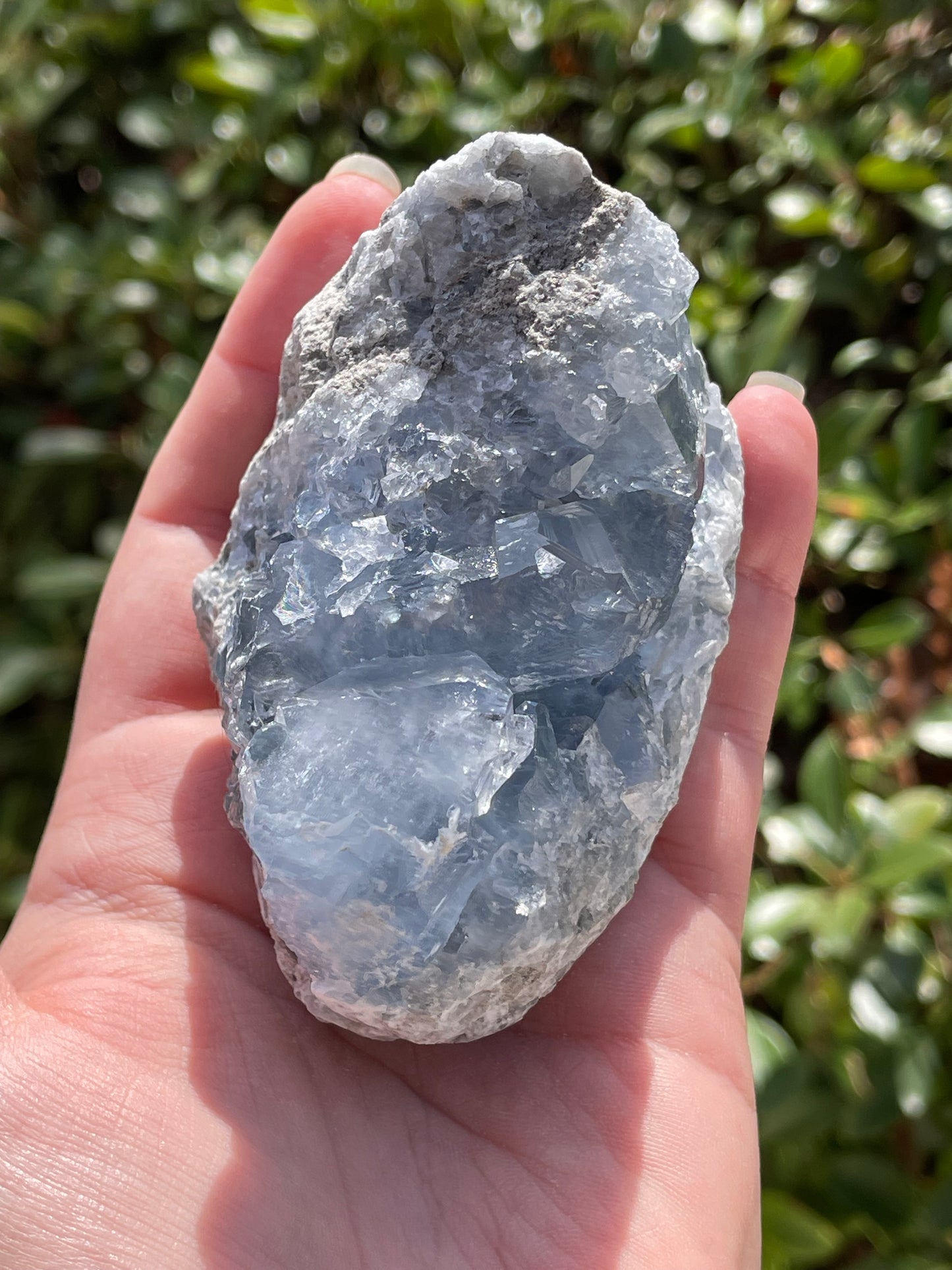 Celestite Crystal Cluster