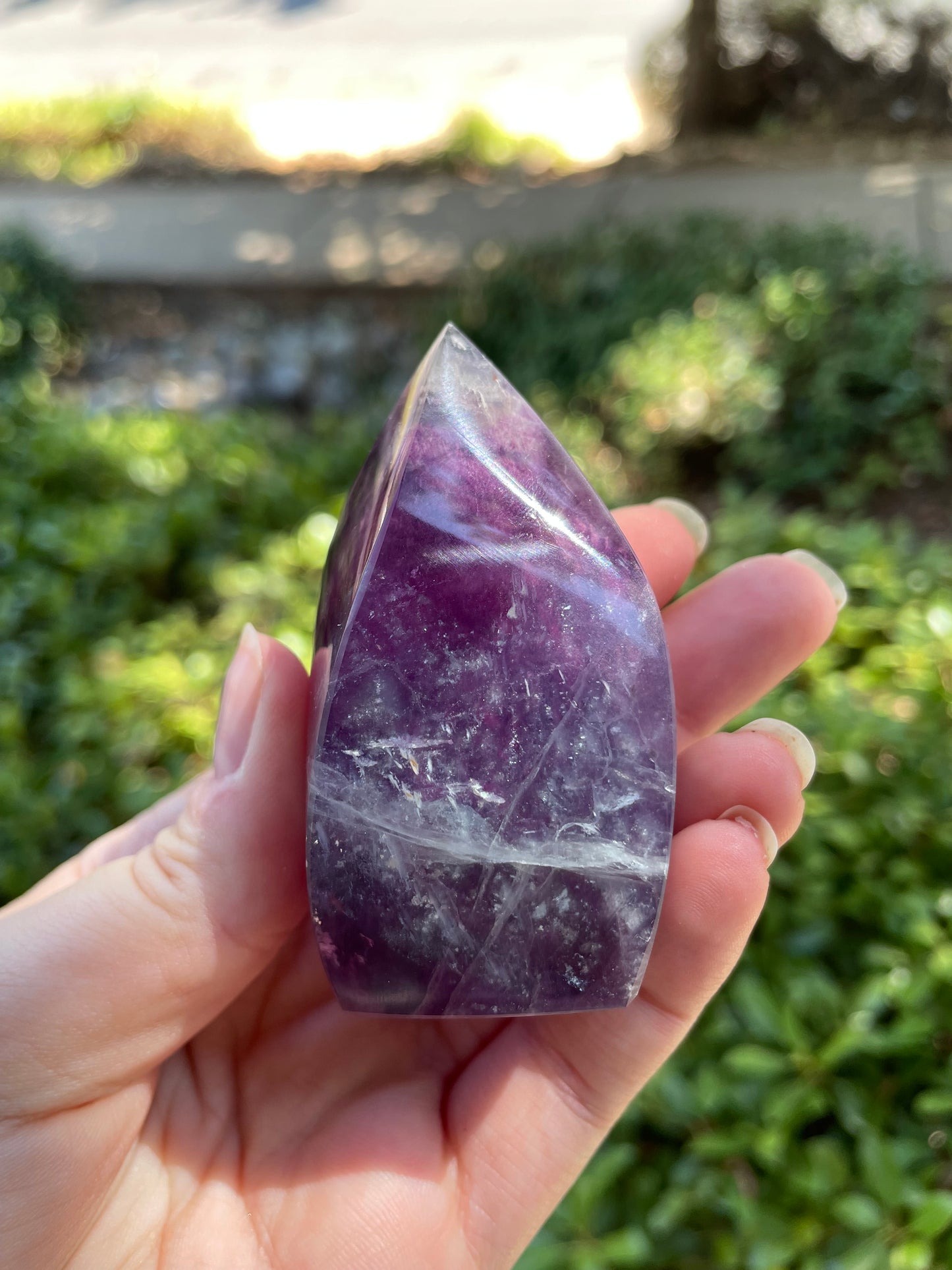 Rainbow Fluorite Crystal Freeform