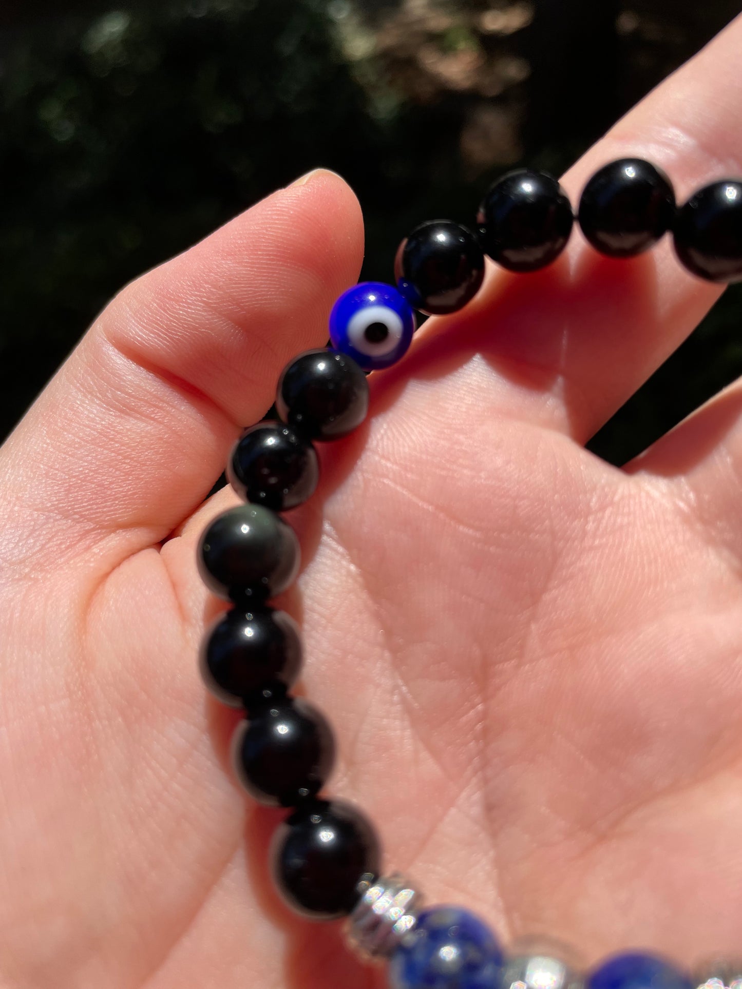 I am Protected- Nazar Evil Eye Crystal Bracelet