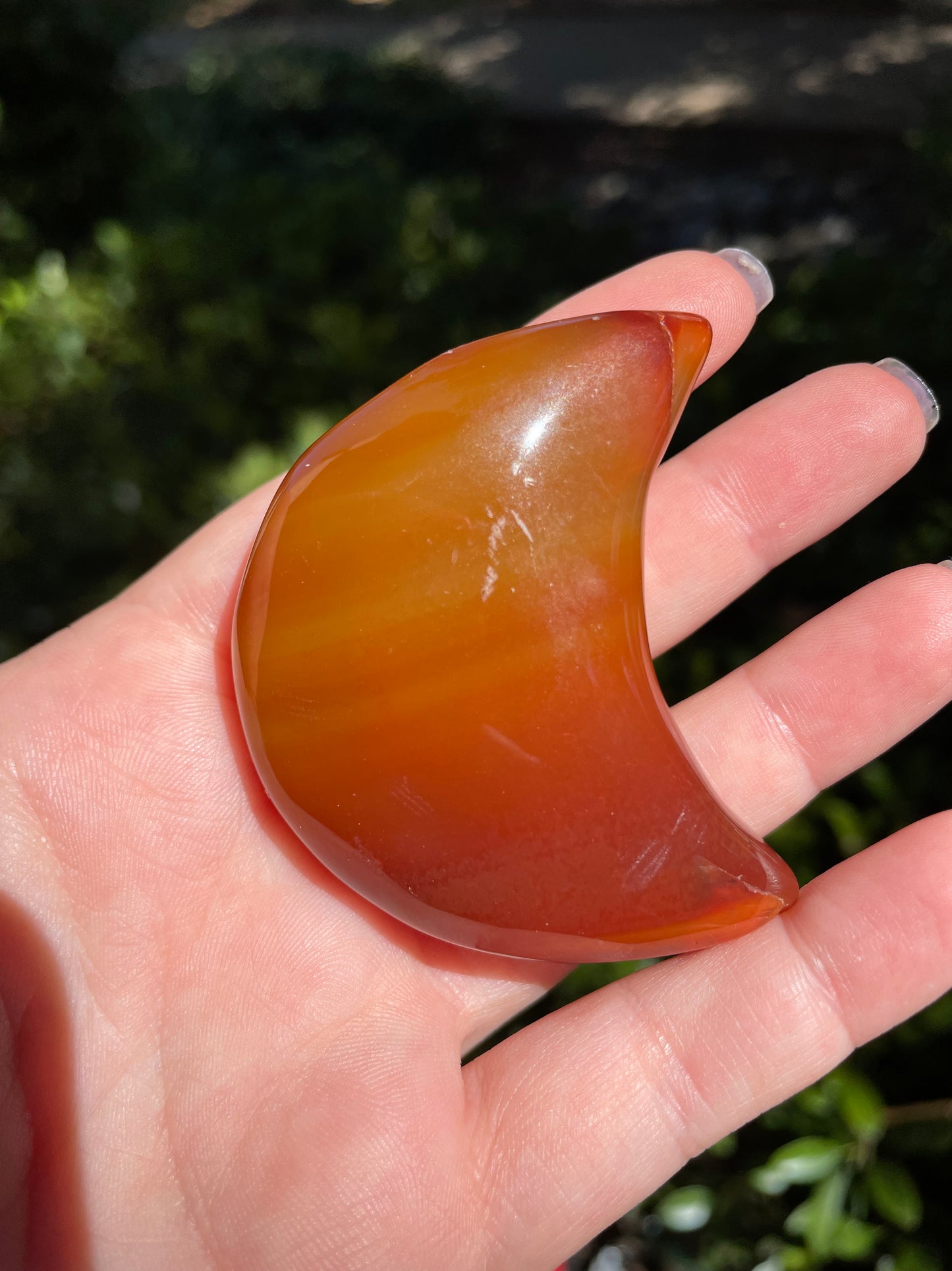 Carnelian 🌙 Crescent Moon Crystals