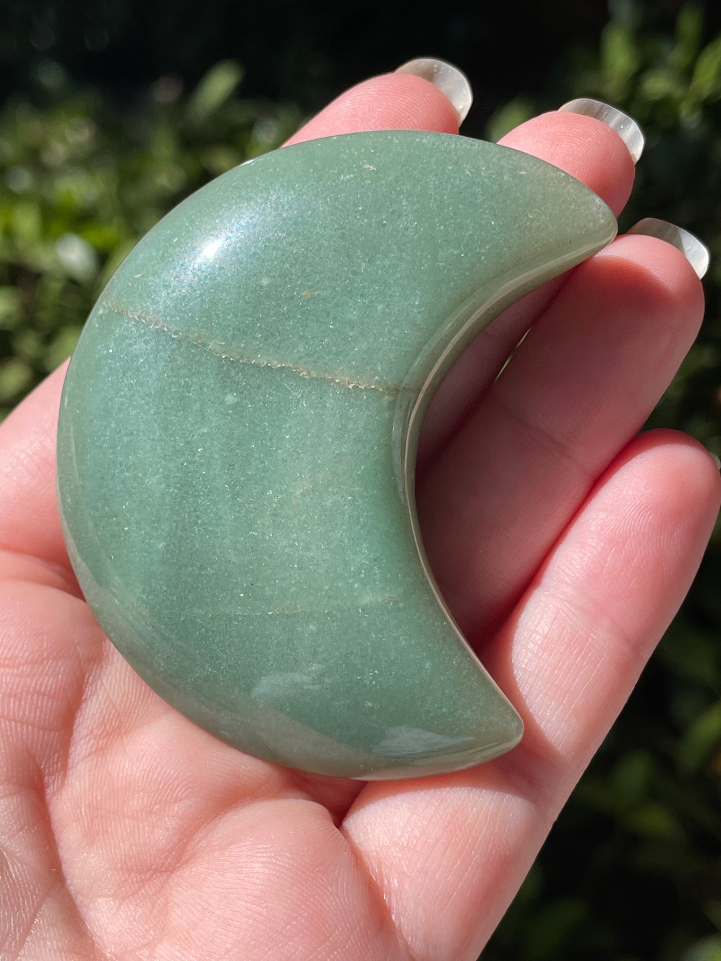 Green Aventurine Crescent Moons 🌙