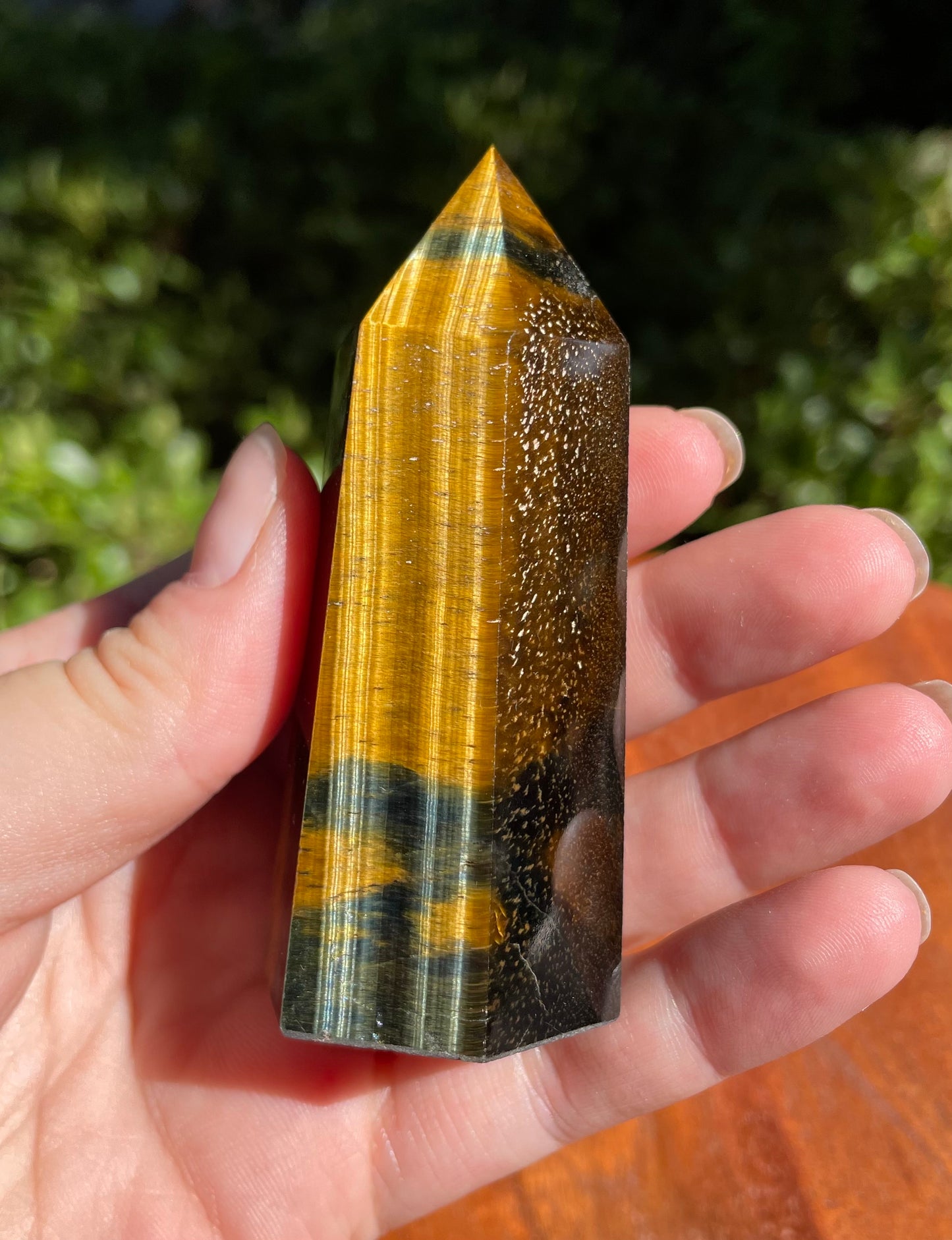 3” Tigers Eye Crystal Tower