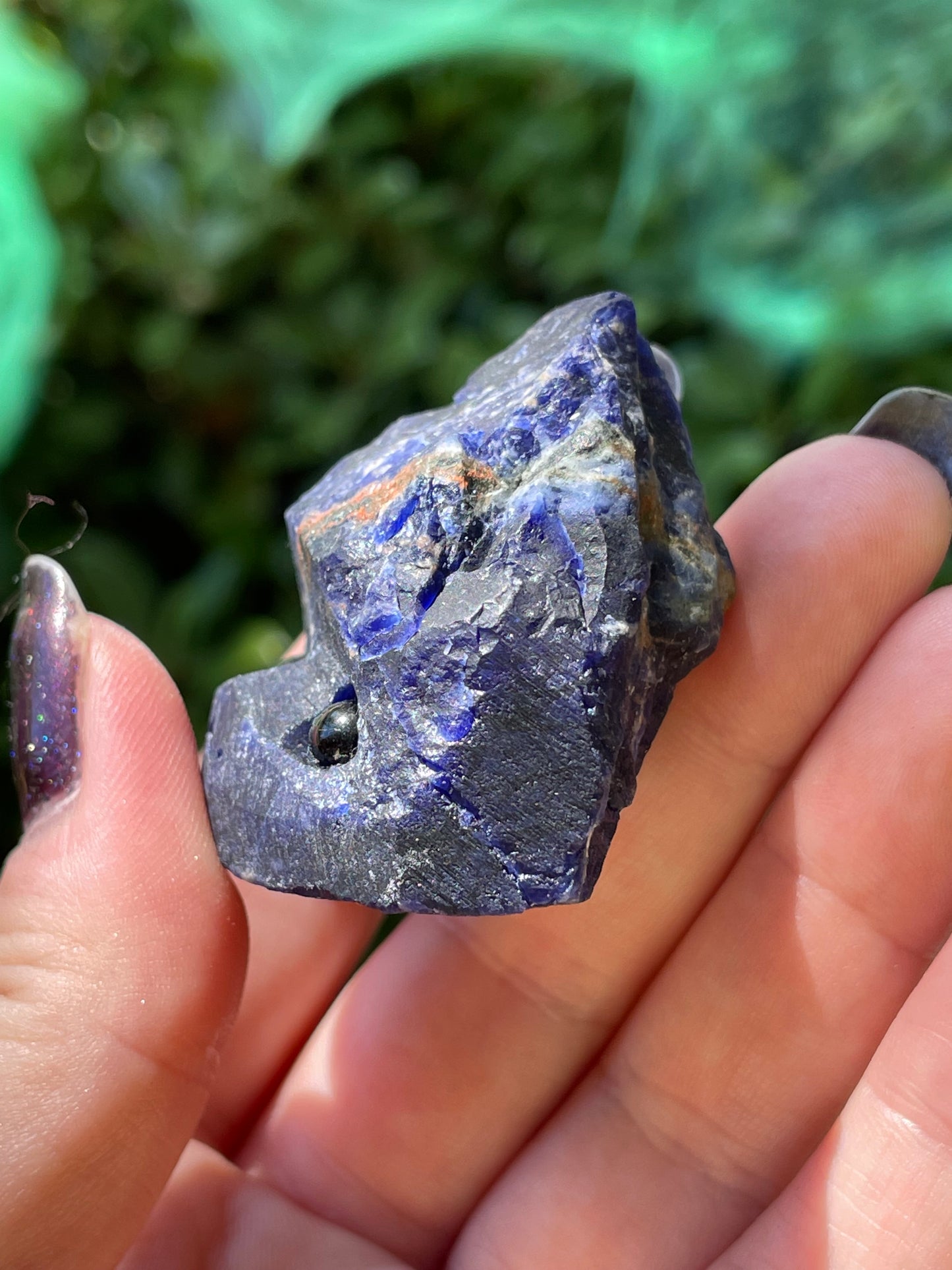 Sodalite Pet Rock Groot Buddy