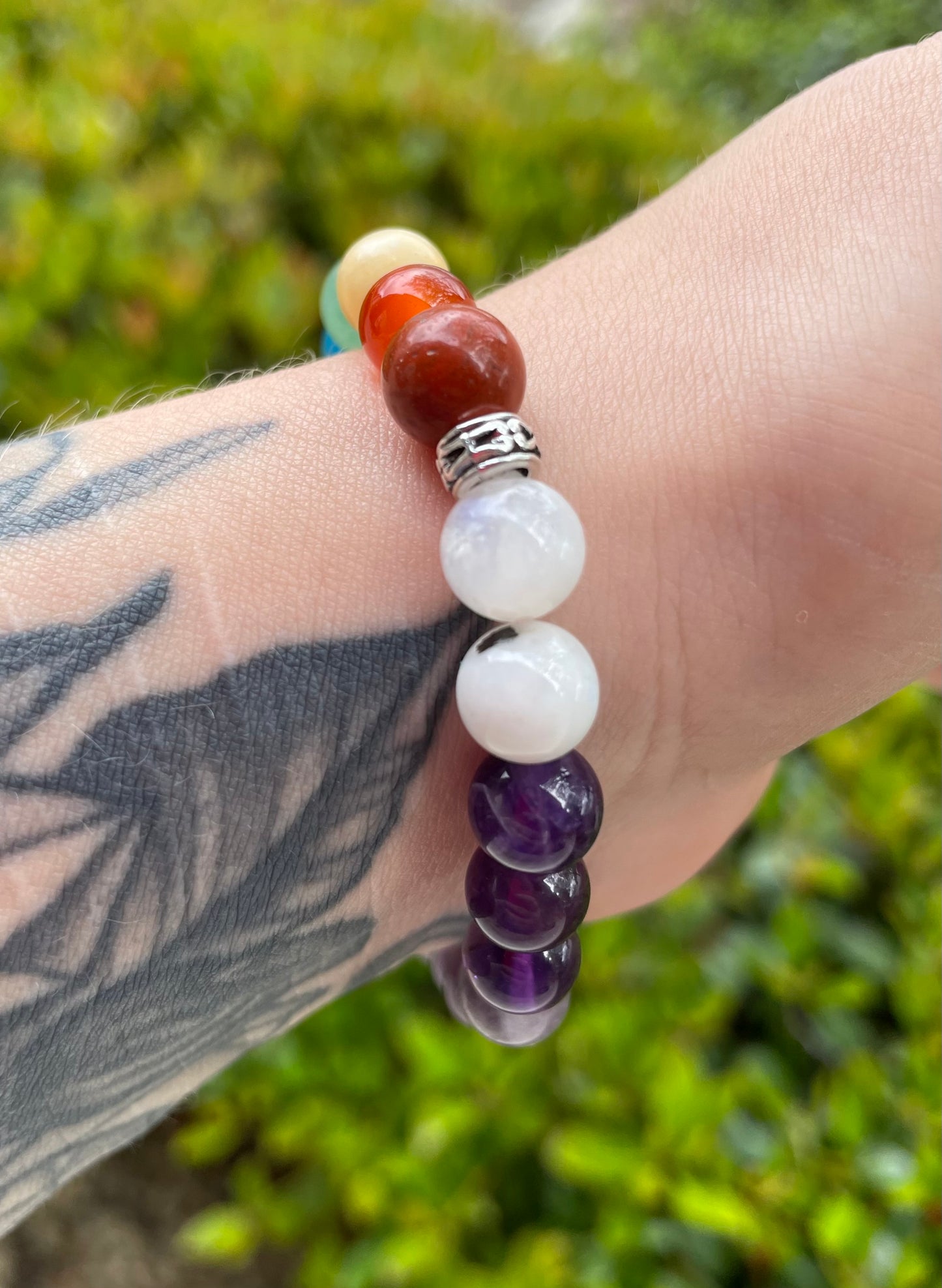 Chakra Balancing & Intuition Boosting Crystal Bracelet