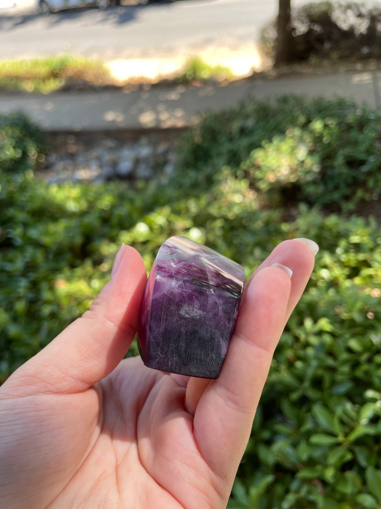 Rainbow Fluorite Crystal Freeform