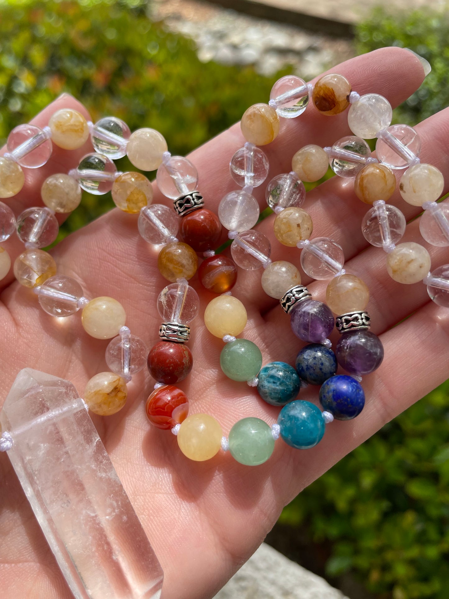 Chakra Balancing & Energy Clearing Crystal Necklace