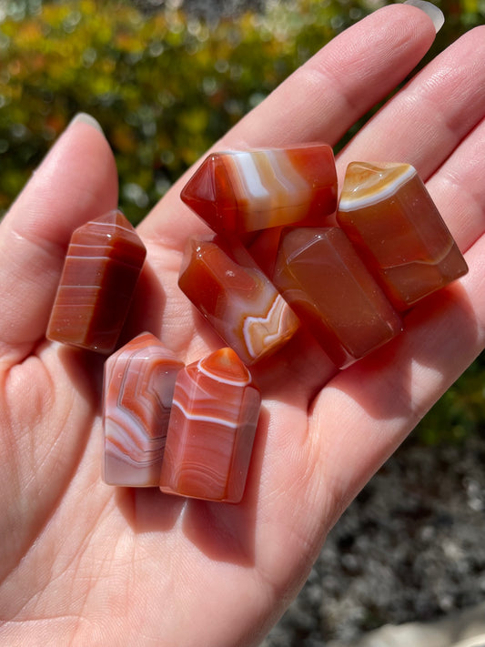 1” Mini Carnelian Tower