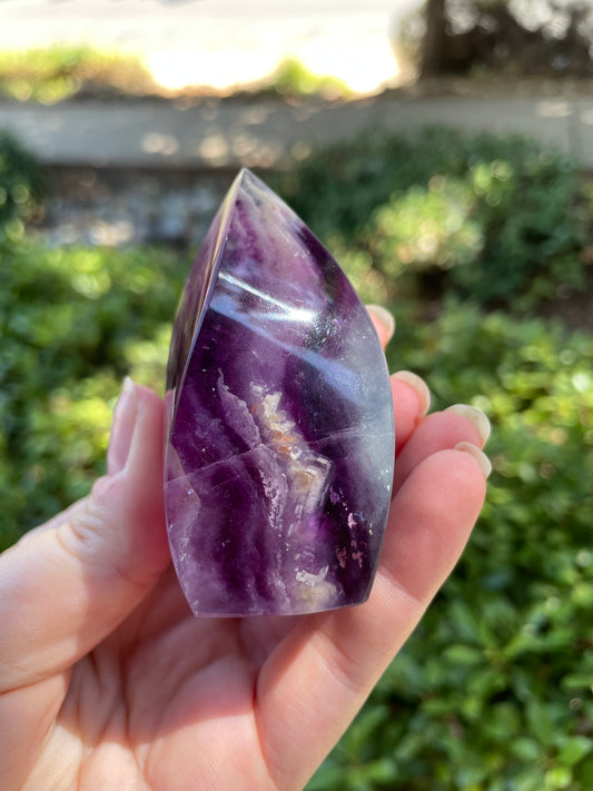 Rainbow Fluorite Crystal Freeform