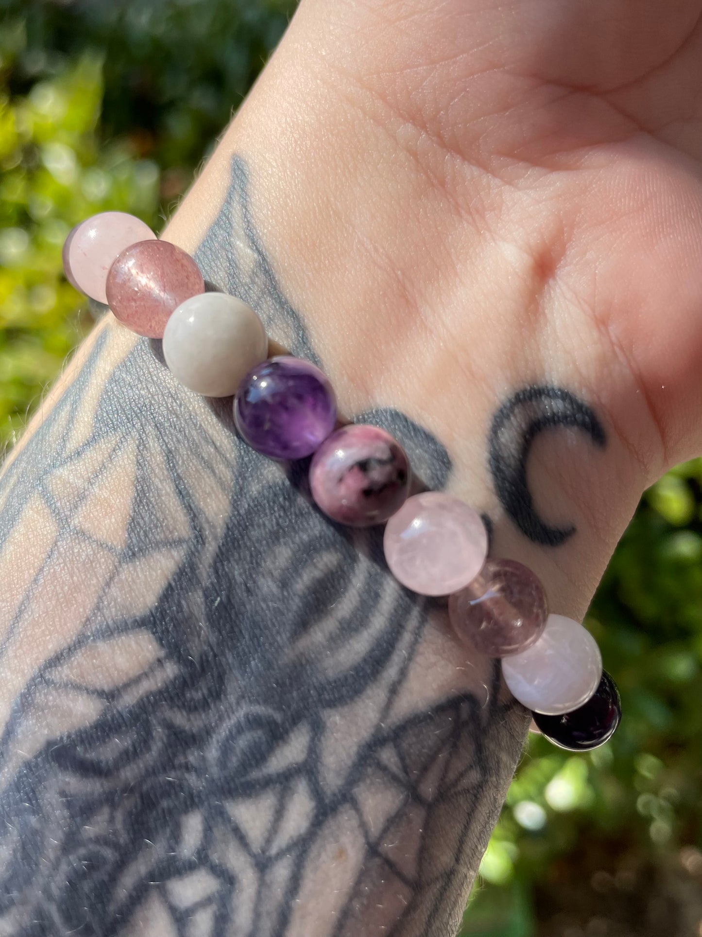 Divine Feminine Energy Crystal Bracelet for Self-Love & Empowerment