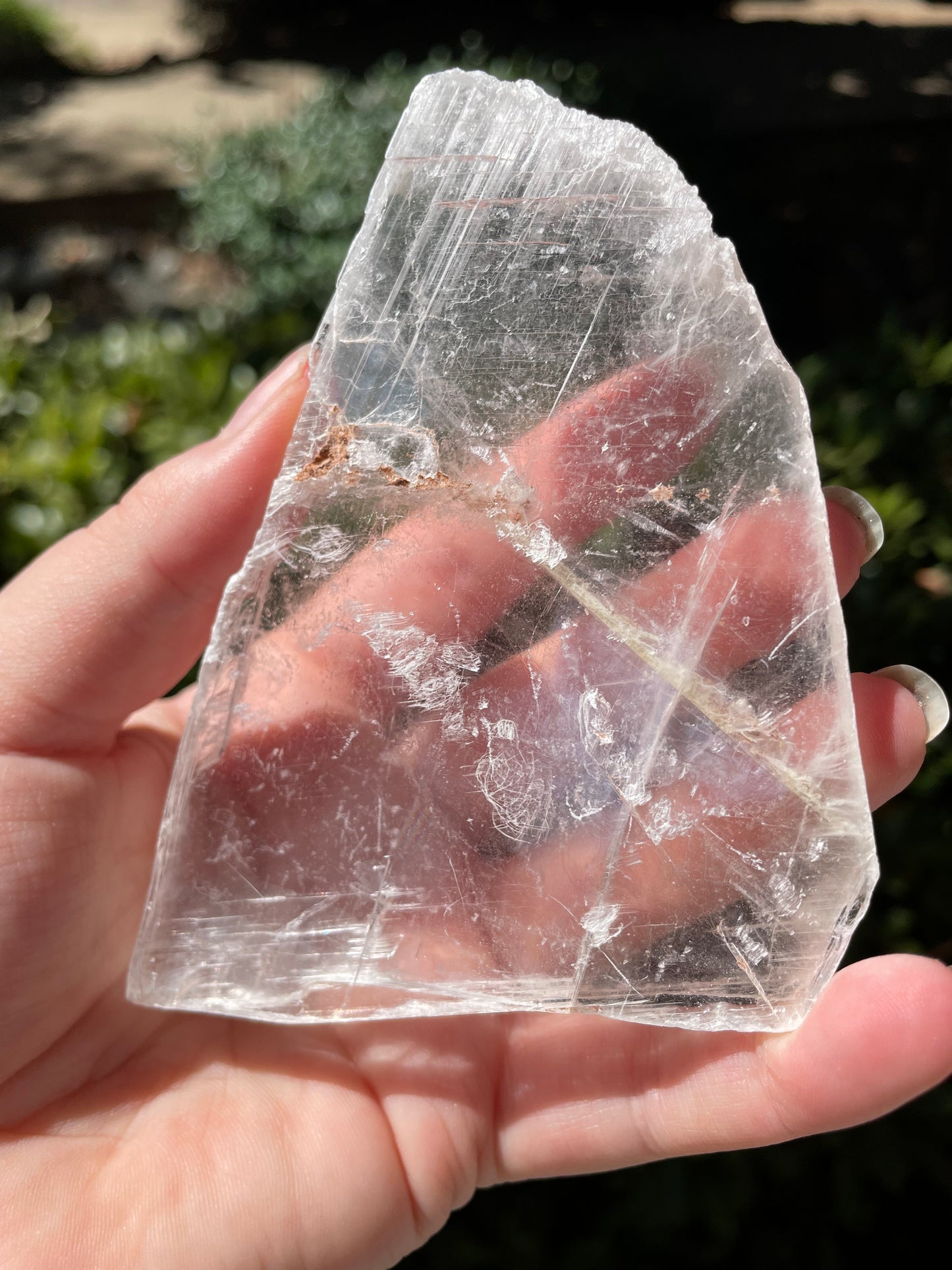 Selenite Crystal Slab