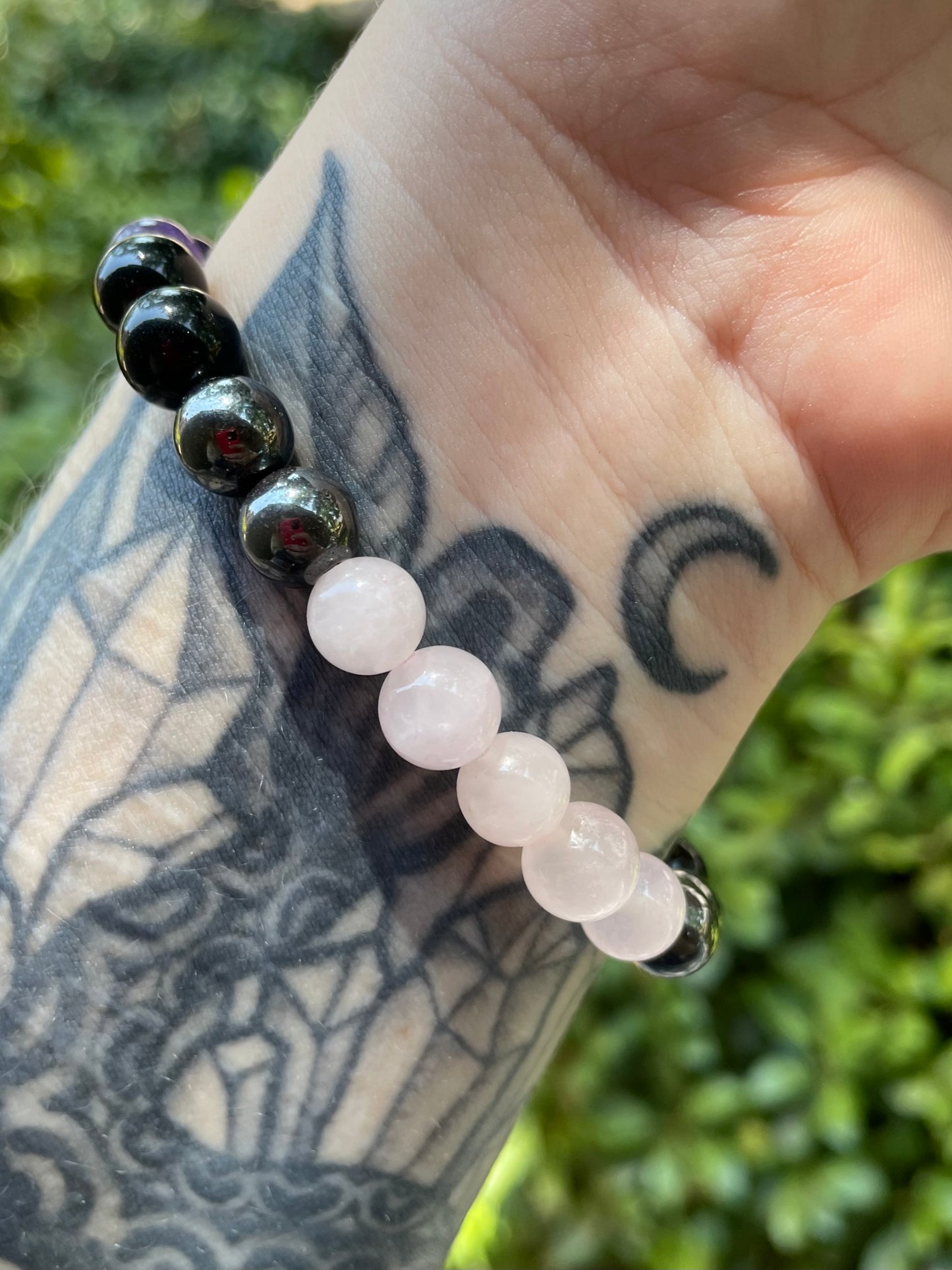 Empath Support + Energetic Protection Crystal Bracelet