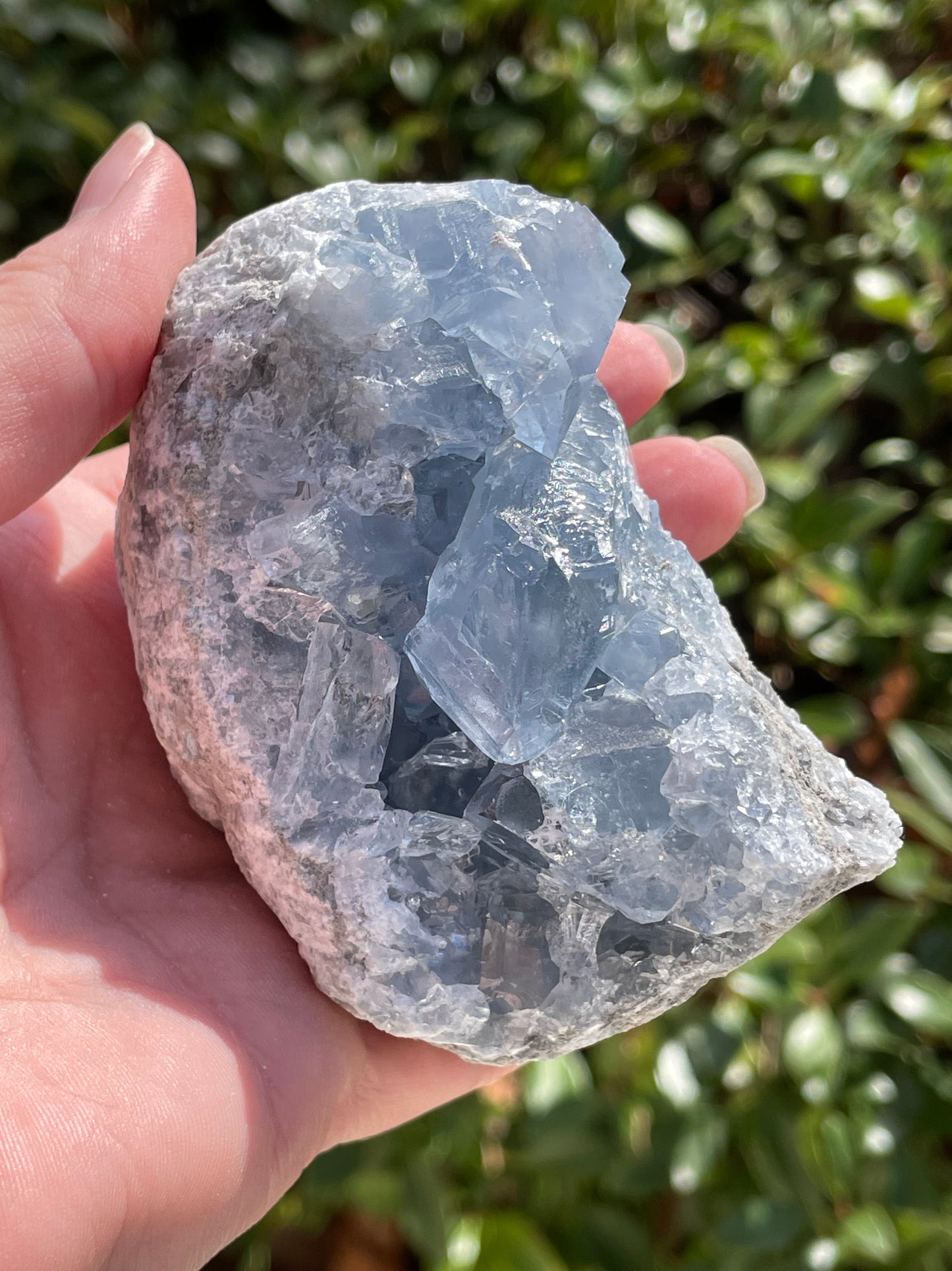 Celestite Crystal Cluster