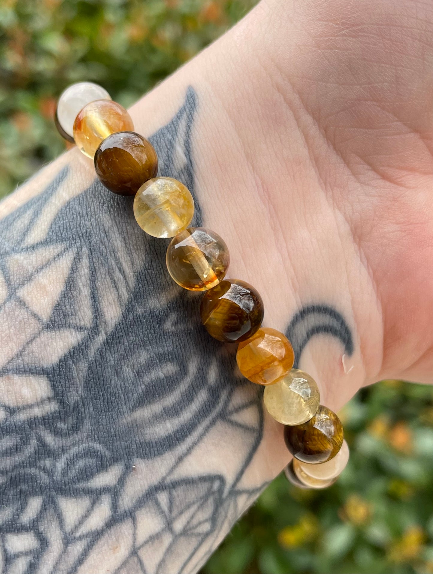 Solar Plexus Chakra Balancing Crystal Bracelet for Joy, Self-Worth, Motivation, & Confidence