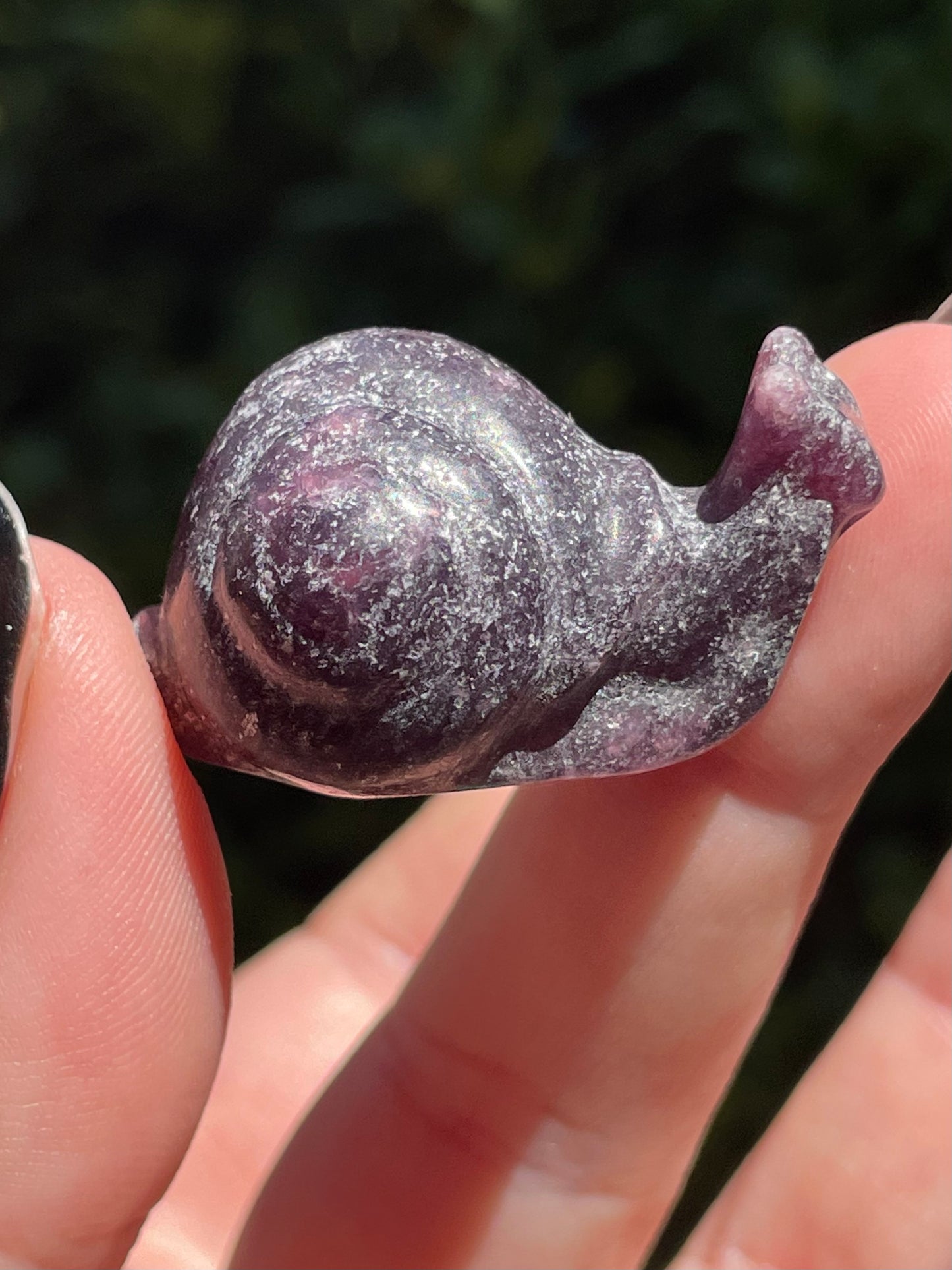 Cute Snail Crystal Carvings