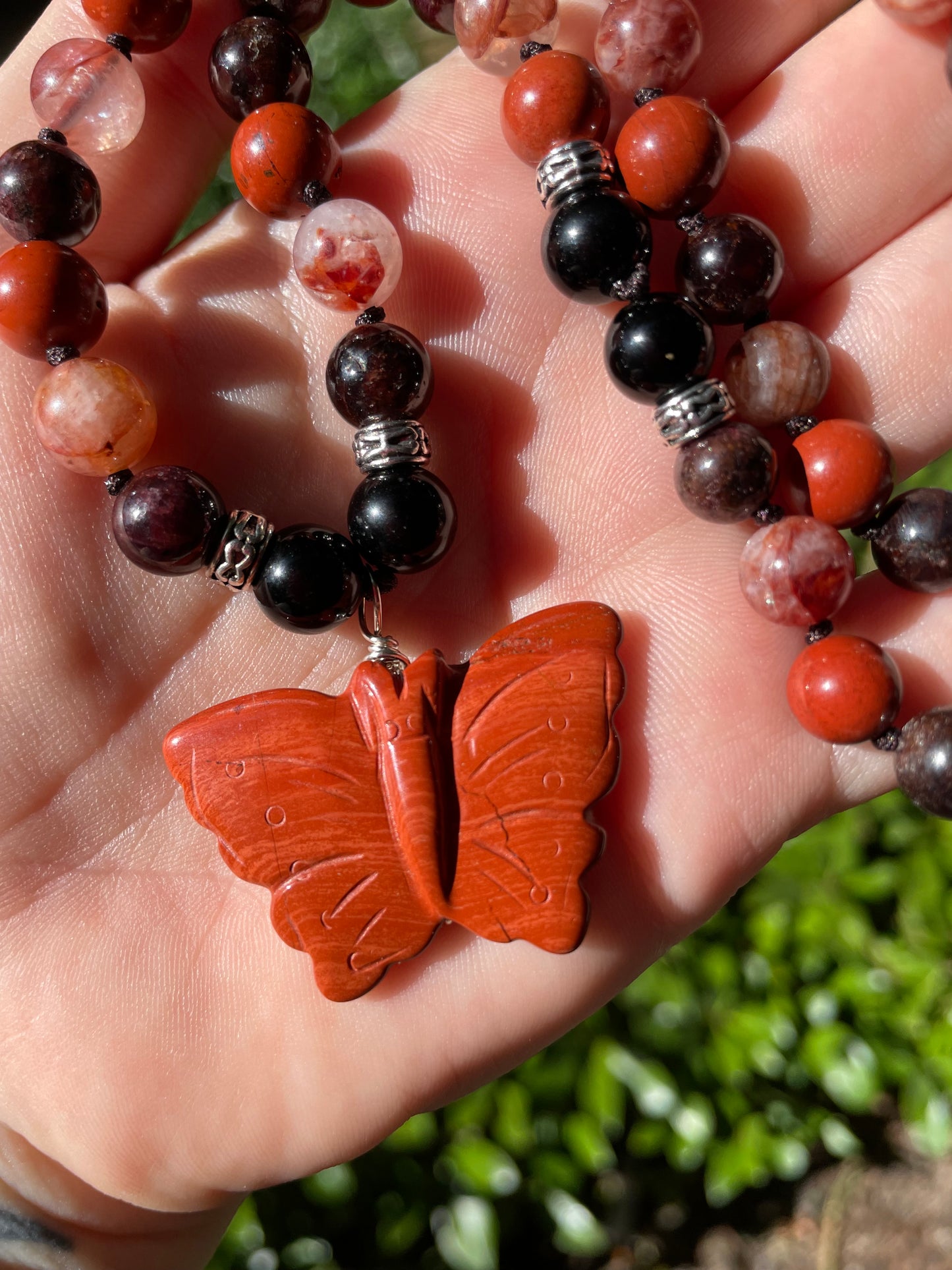 I am Rooted in my Power 🦋Crystal Talisman Necklace