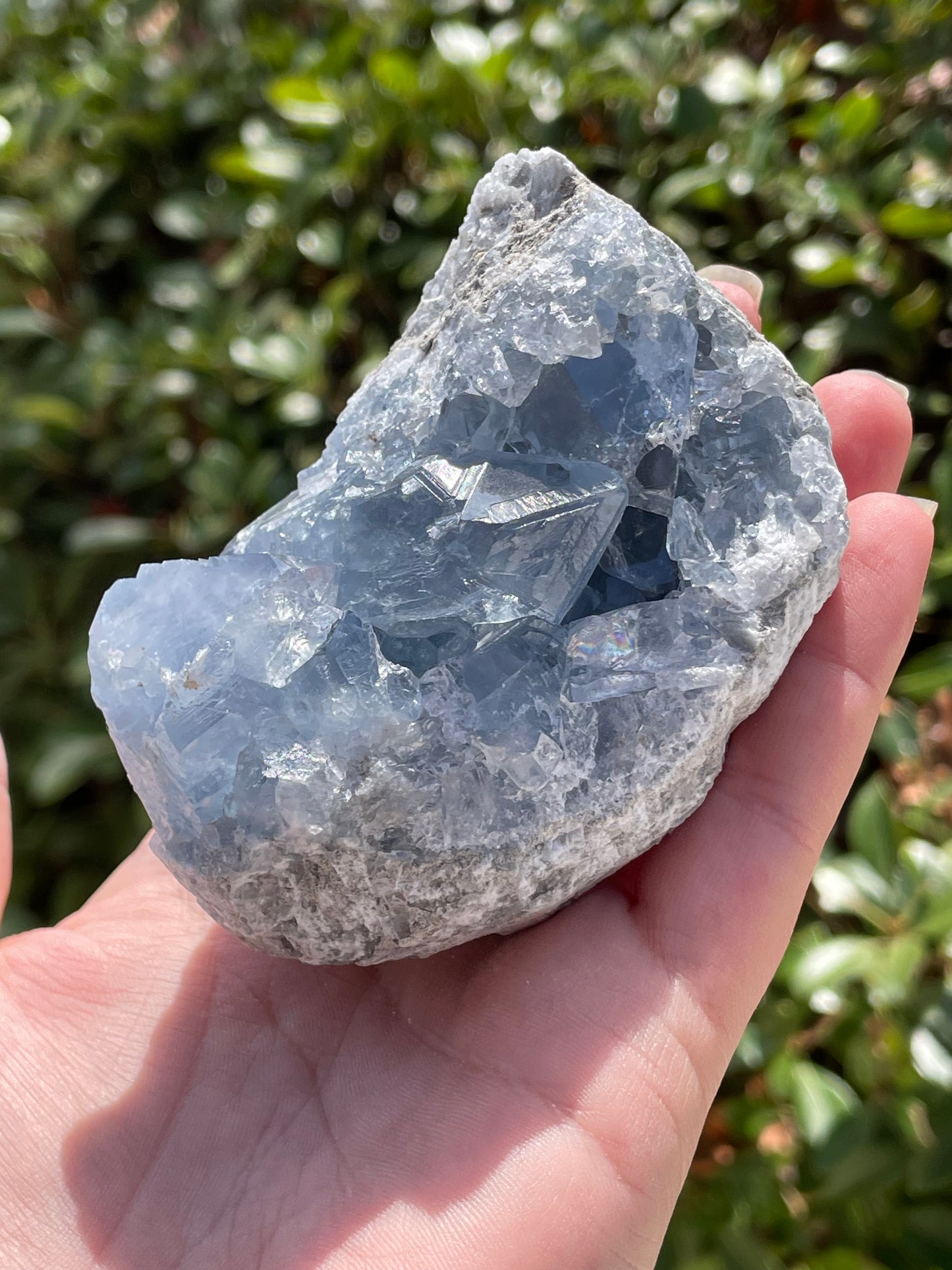 Celestite Crystal Cluster