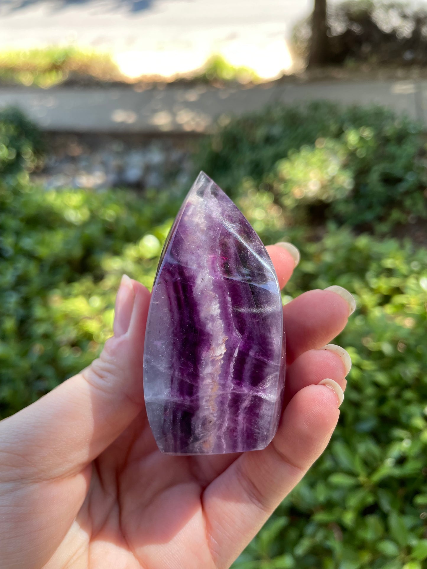 Rainbow Fluorite Crystal Freeform