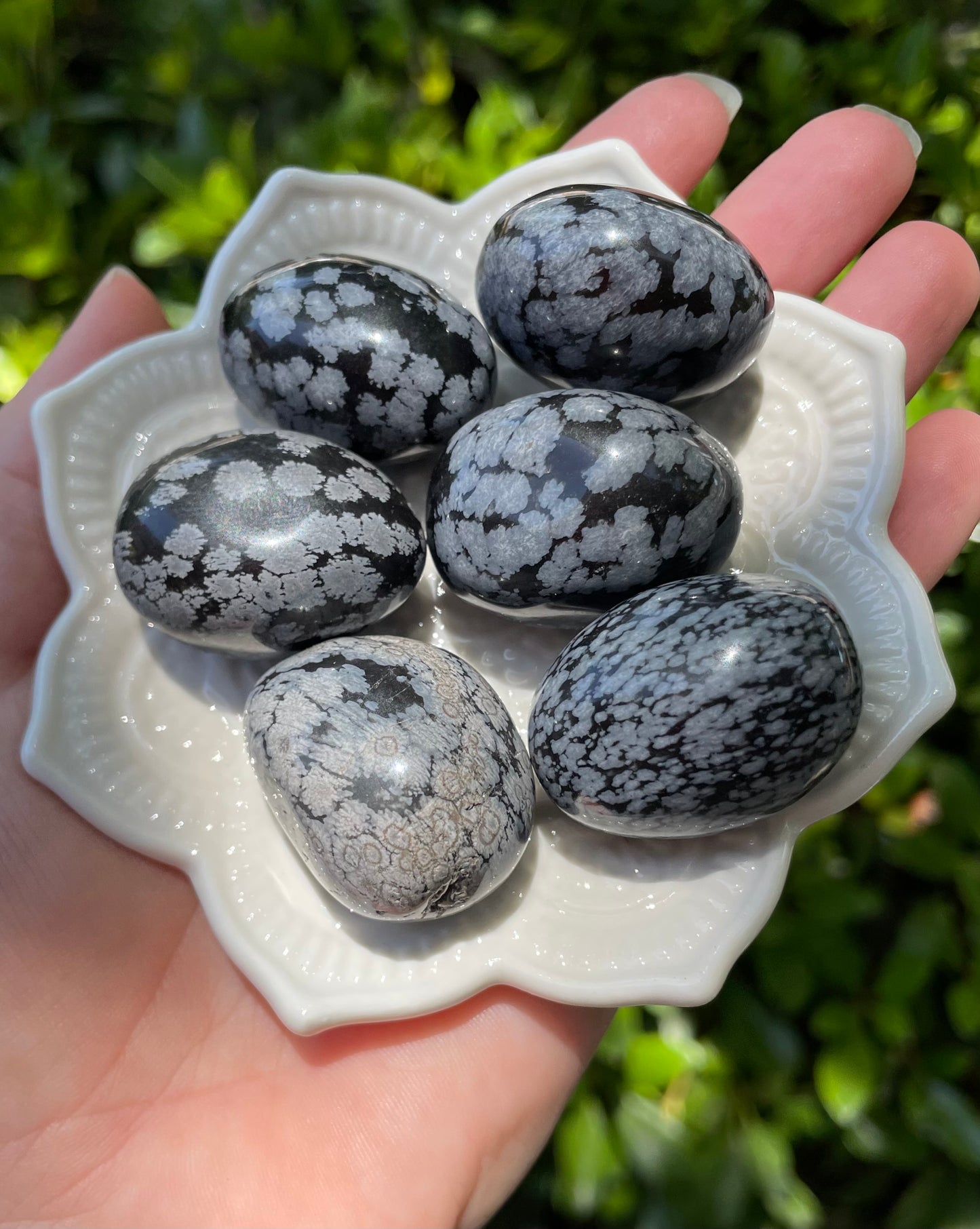 Snowflake Obsidian Tumbles