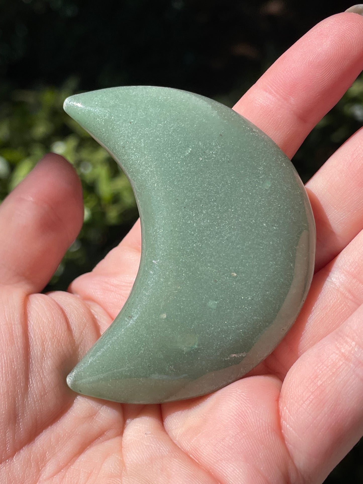 Green Aventurine Crescent Moons 🌙