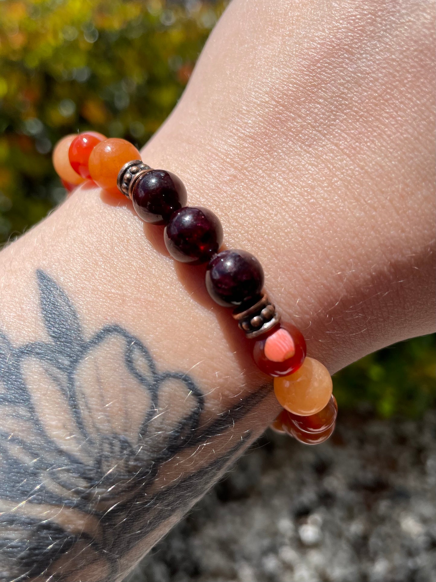 Sacral Chakra Balancing Crystal Bracelet for Creativity, Confidence, & Vitality