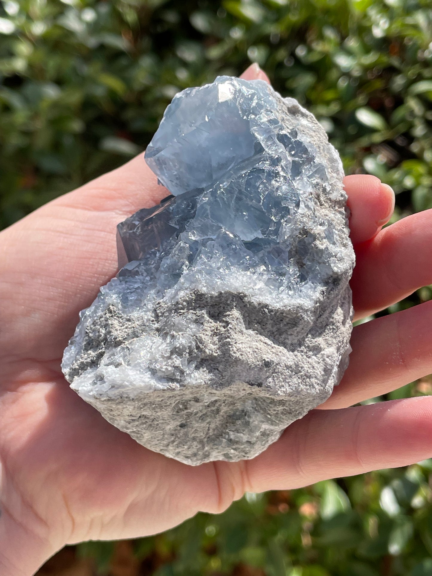 Celestite Crystal Cluster