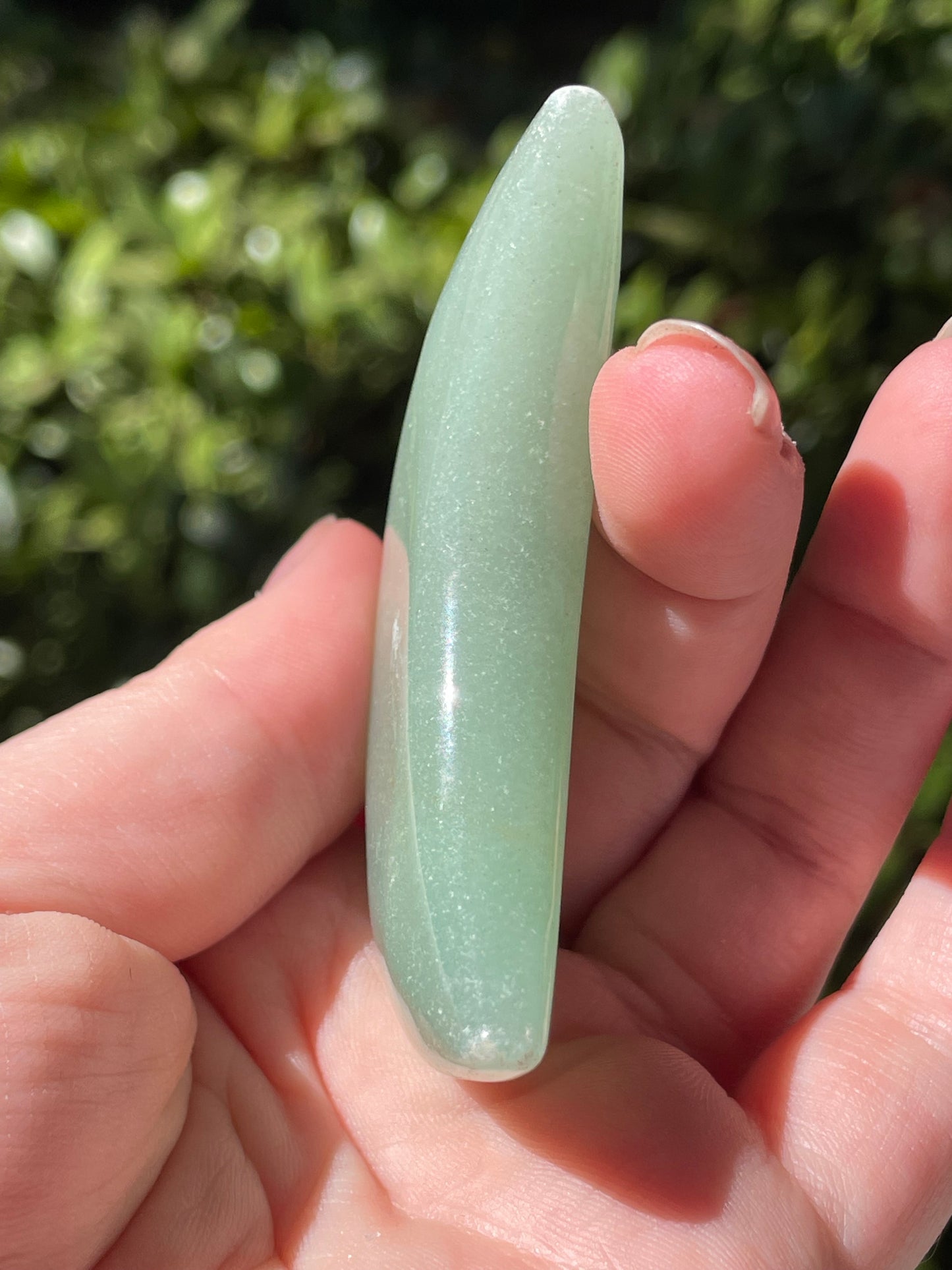 Green Aventurine Crescent Moons 🌙