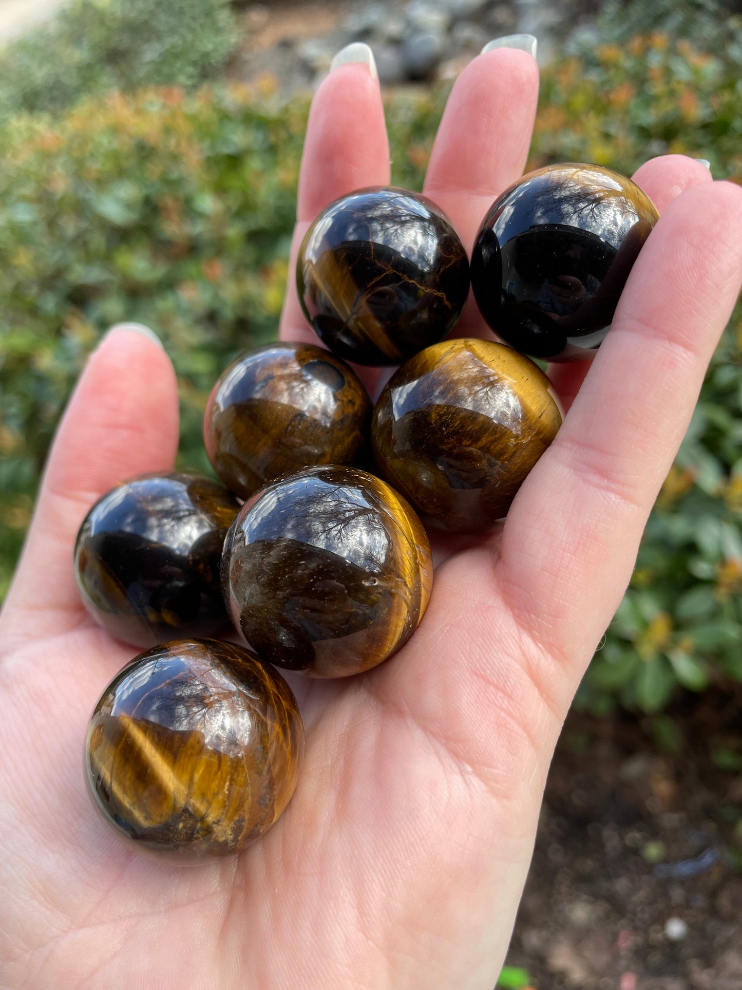 Tigers Eye Crystal 1” Spheres