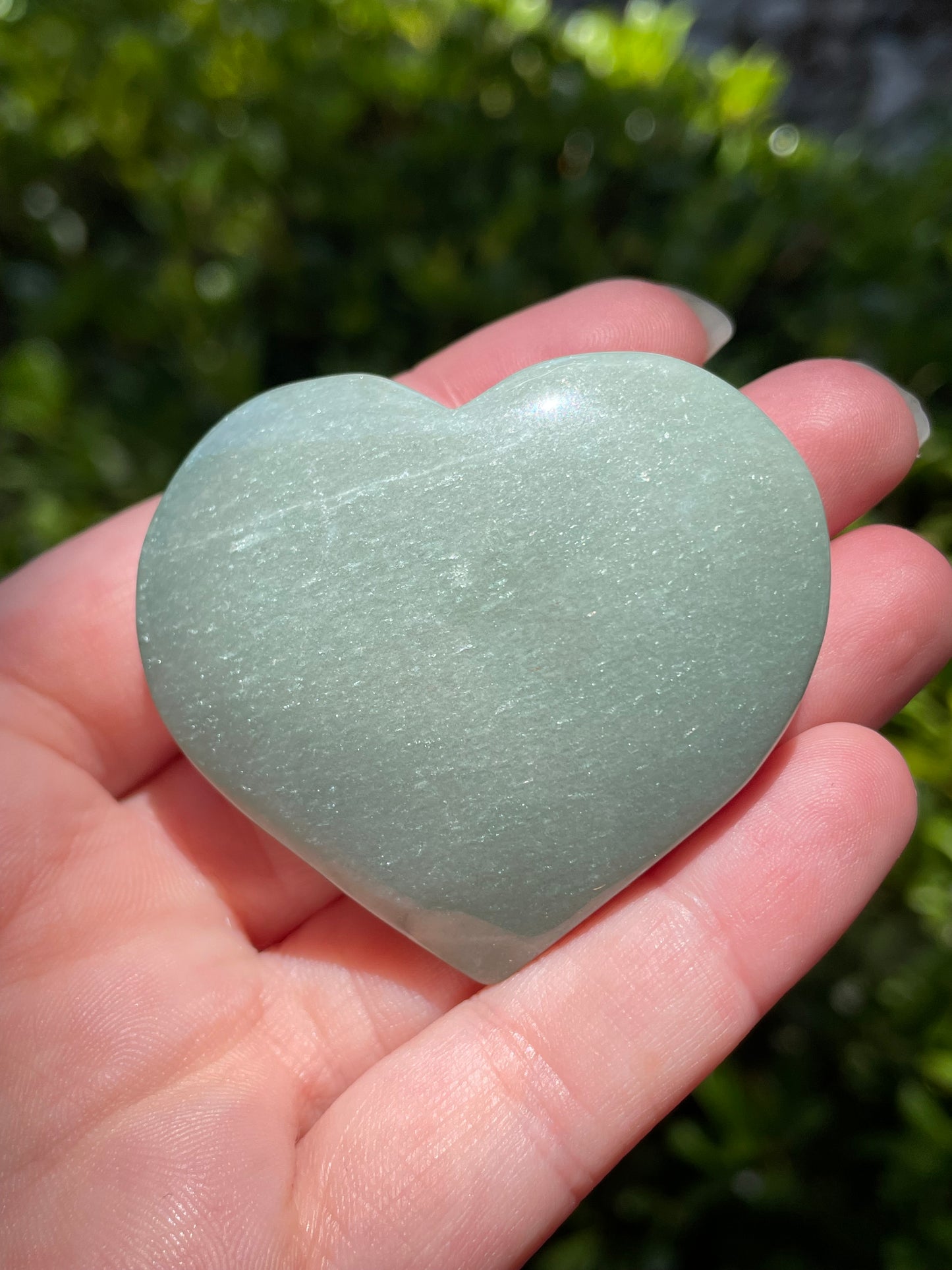 Green Aventurine Crystal Hearts