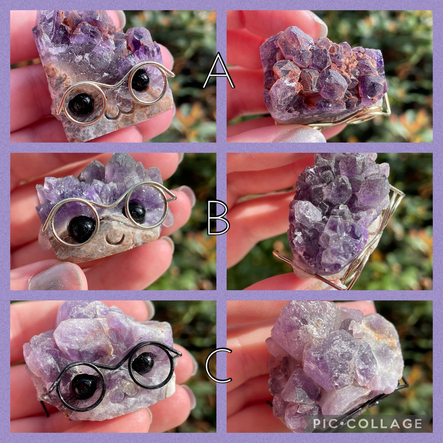 Amethyst Hedgehog Buddies