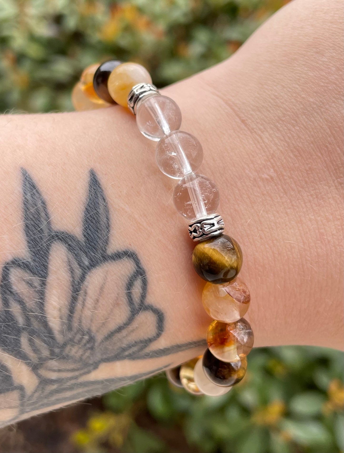 Solar Plexus Chakra Balancing Crystal Bracelet for Joy, Self-Worth, Motivation, & Confidence