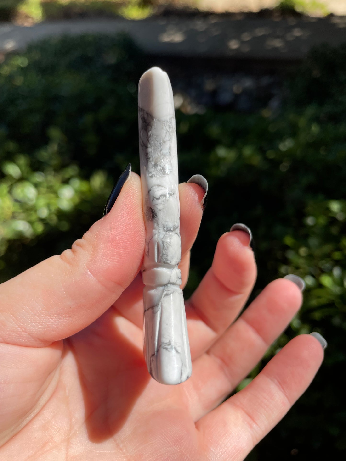 Howlite Crystal Witches Broom