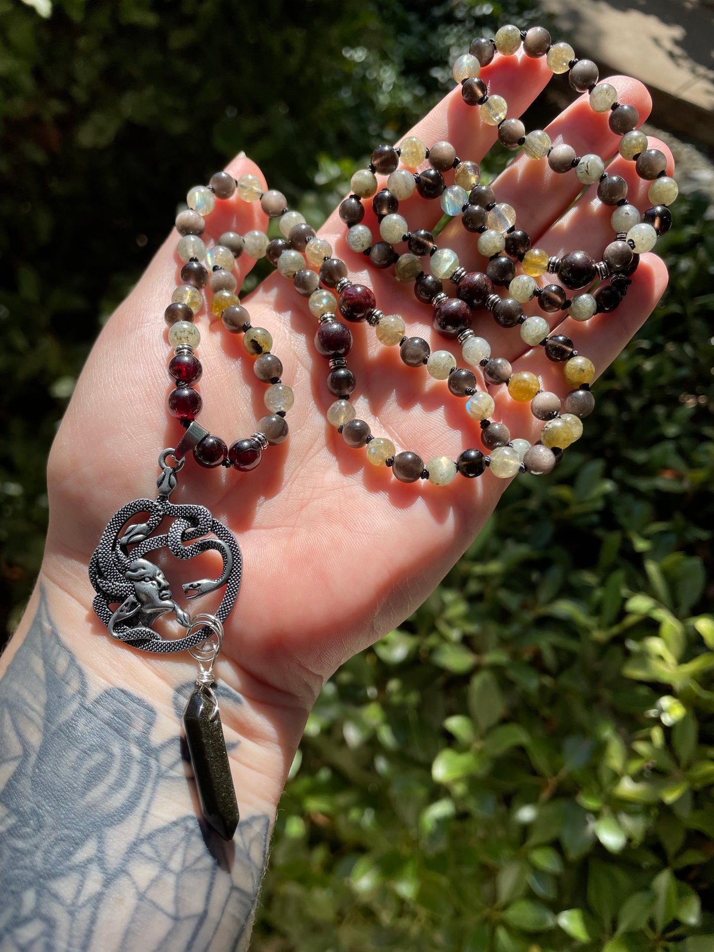 Medusa Devotional Talisman Necklace for Empowerment & Protection