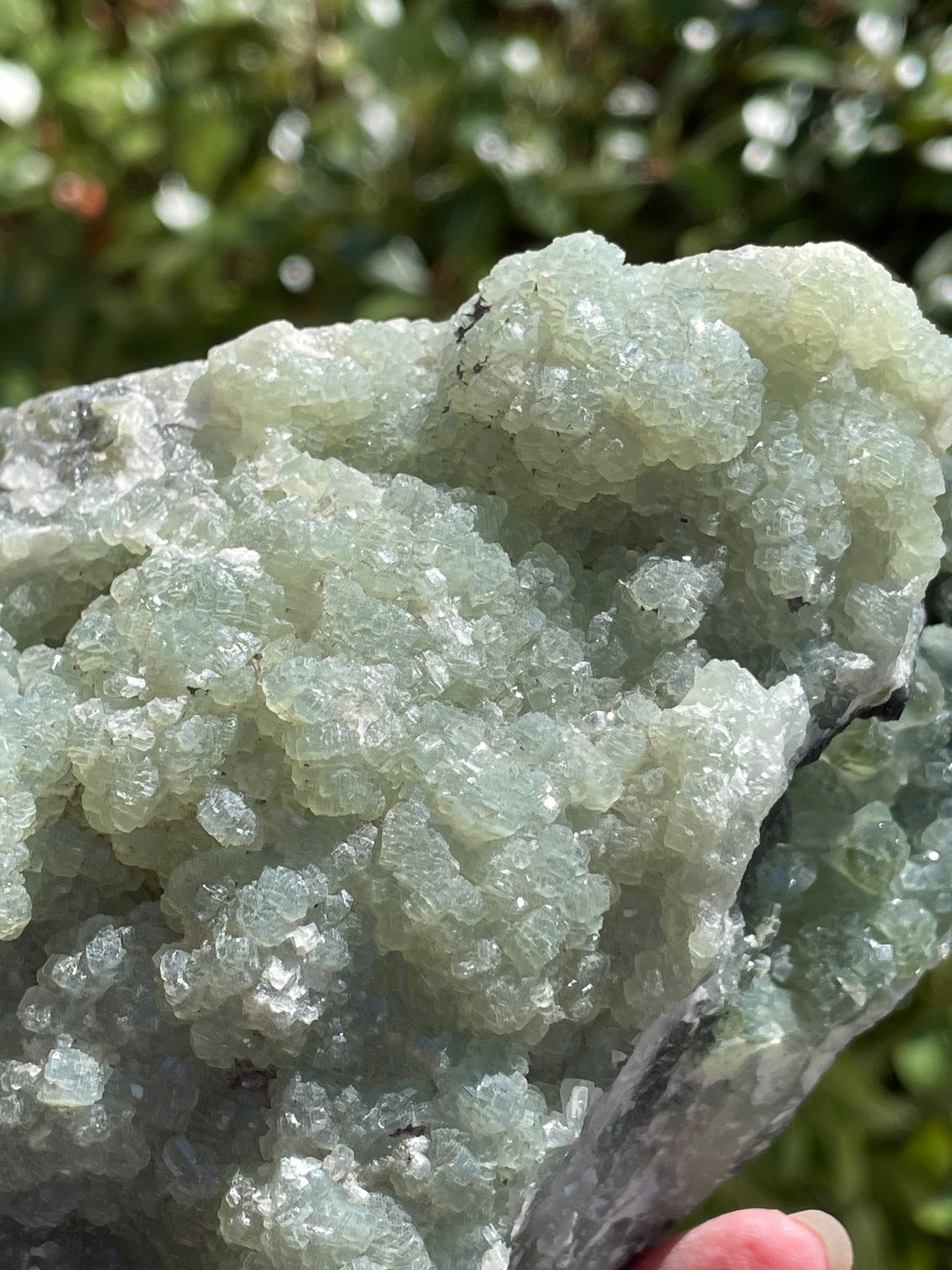 Prehnite Statement Piece Raw Crystal Cluster