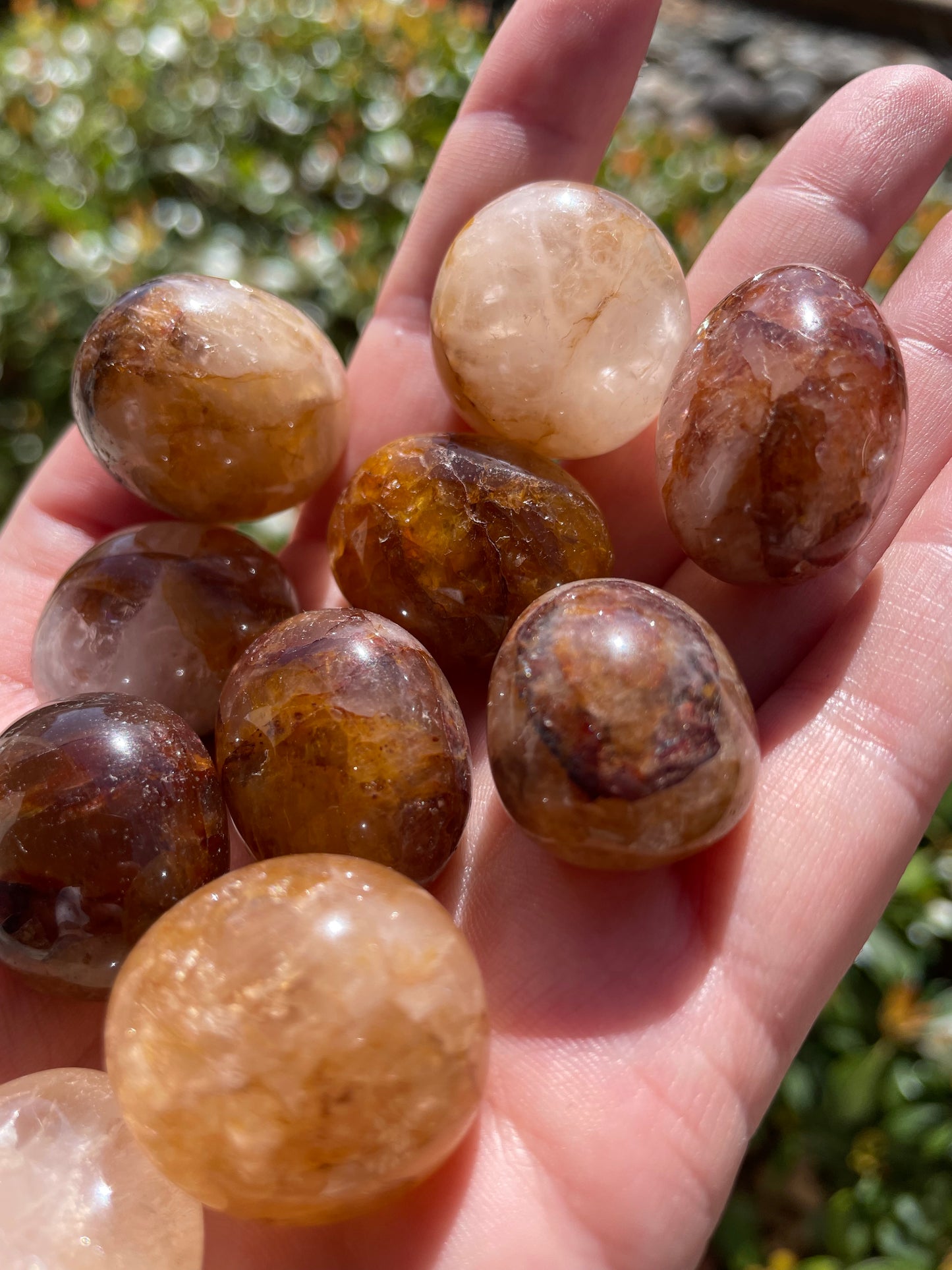 Golden Healer Quartz Crystal Tumbles