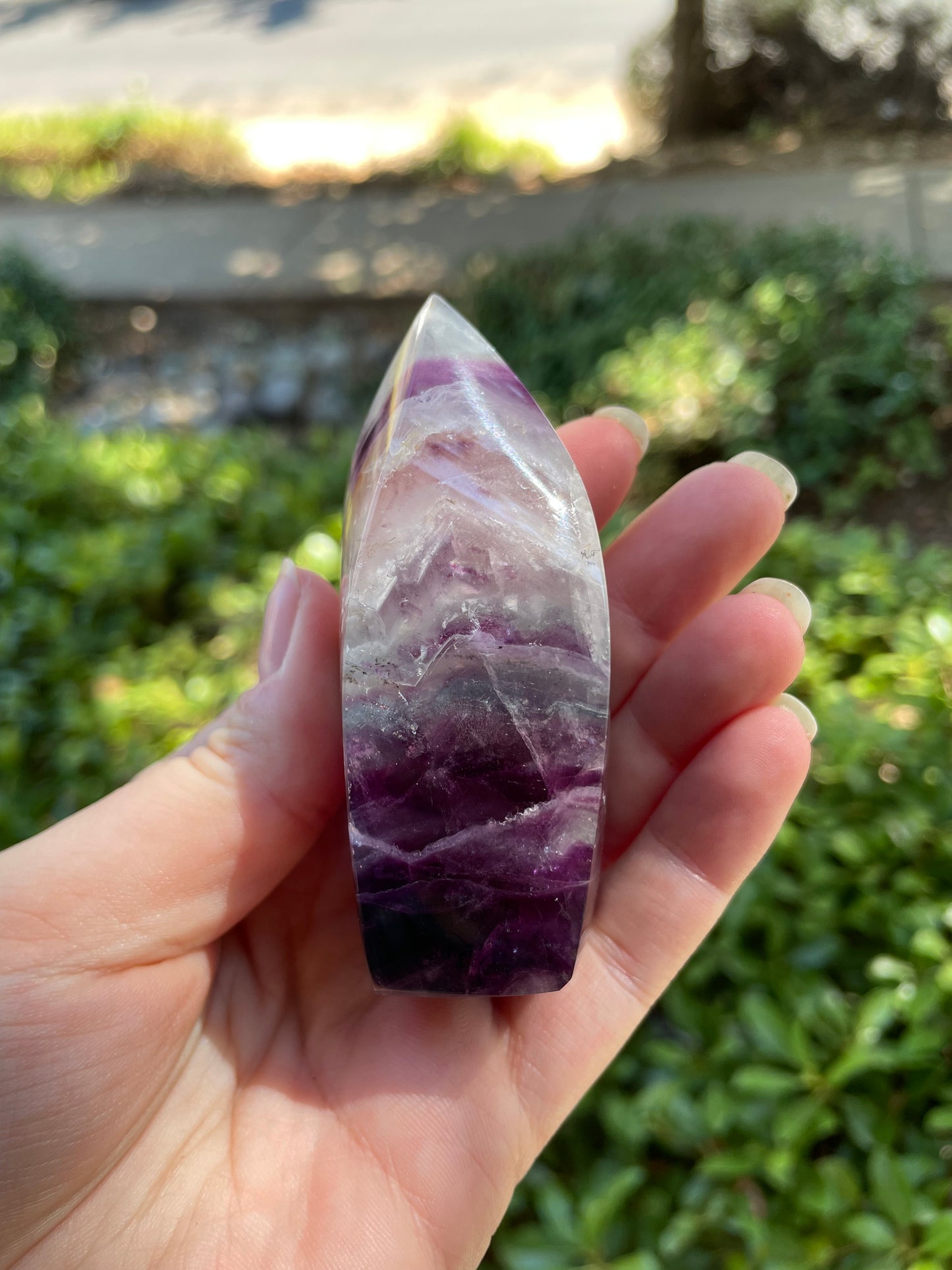 Rainbow Fluorite Crystal Freeform