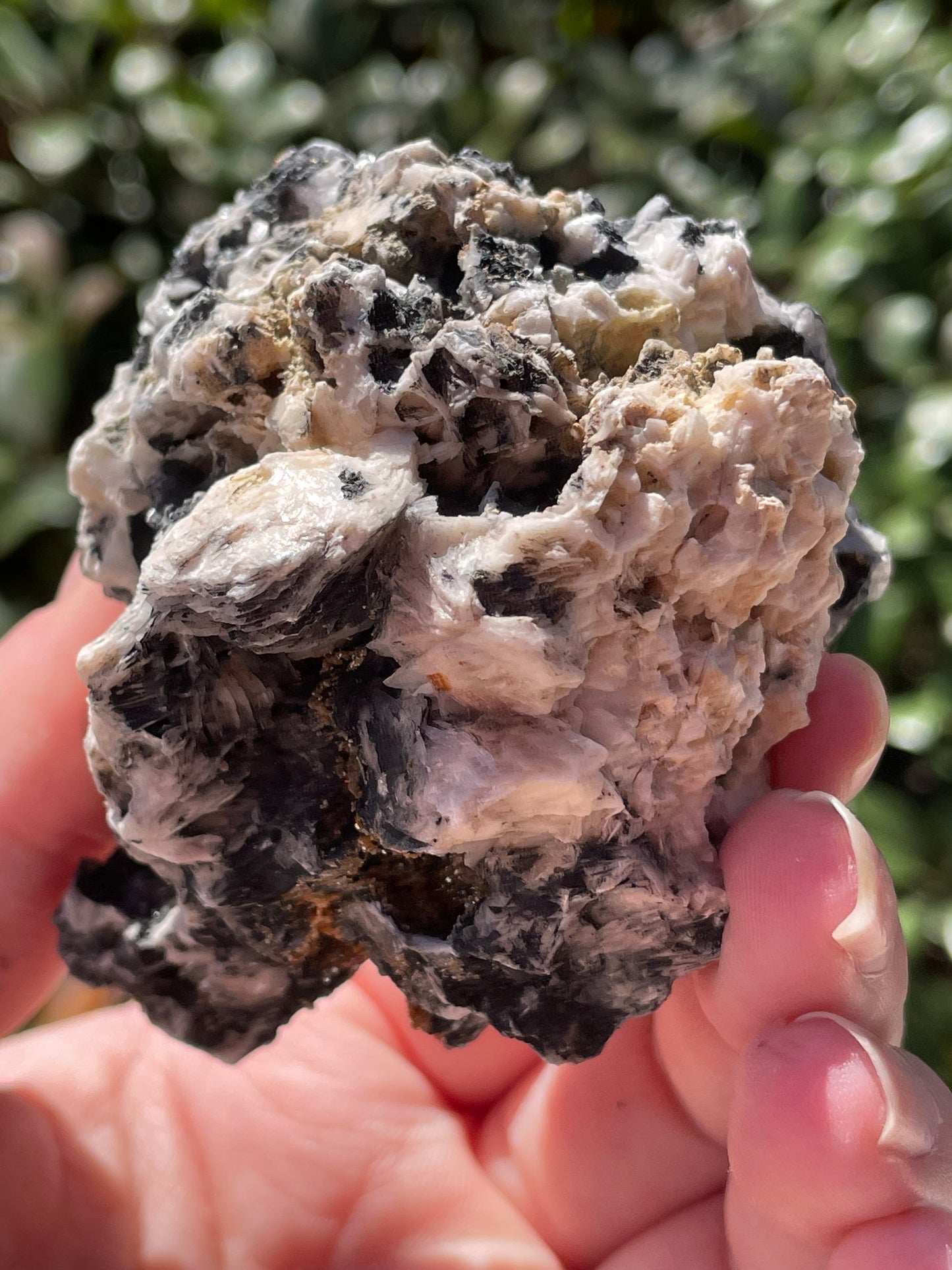 Vanadinite on Barite Crystal Mineral Specimen