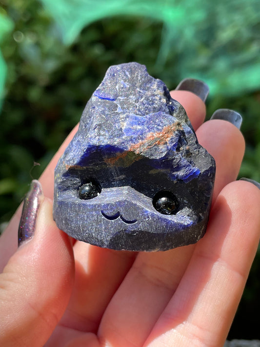 Sodalite Pet Rock Groot Buddy