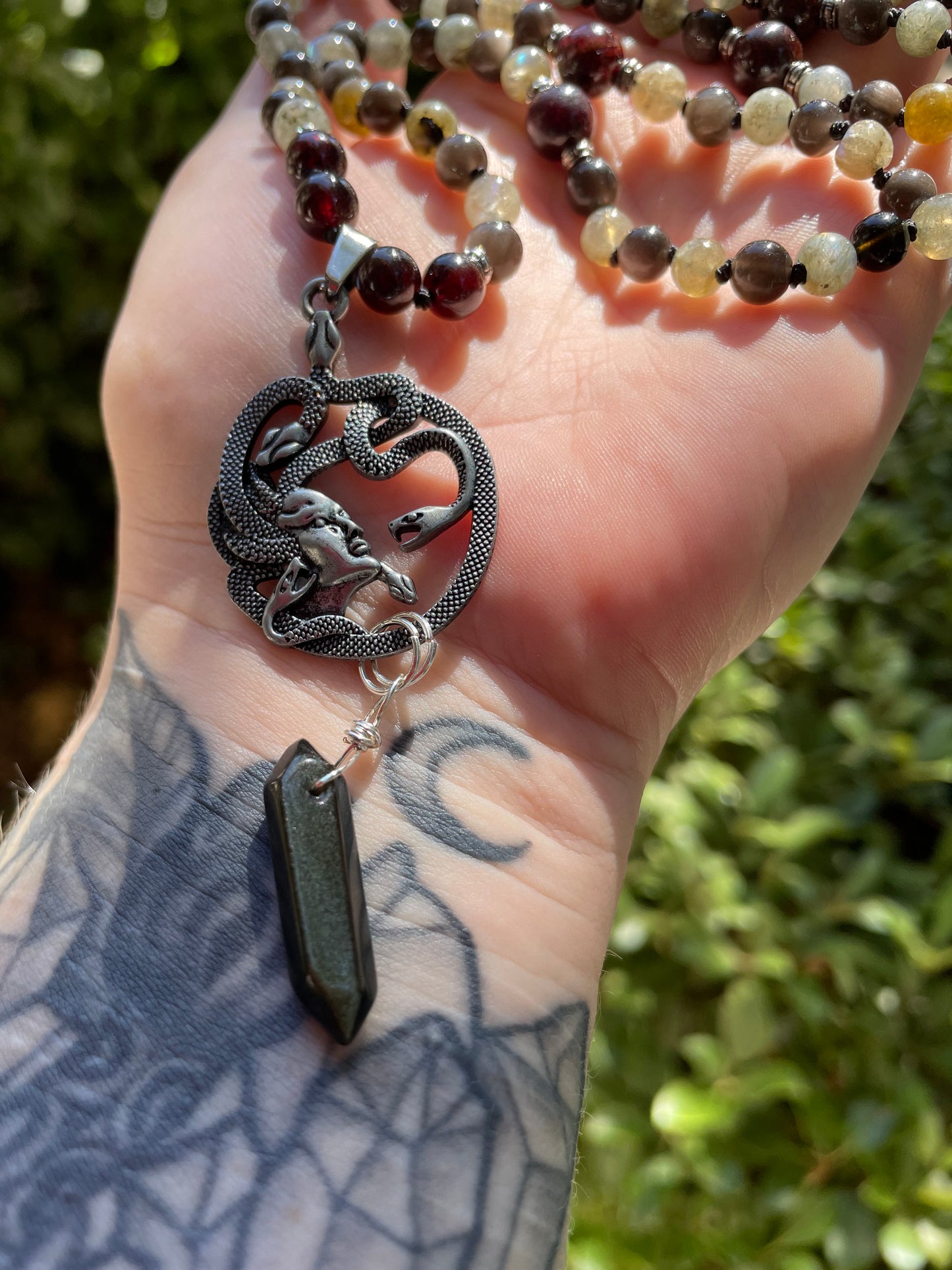 Medusa Devotional Talisman Necklace for Empowerment & Protection