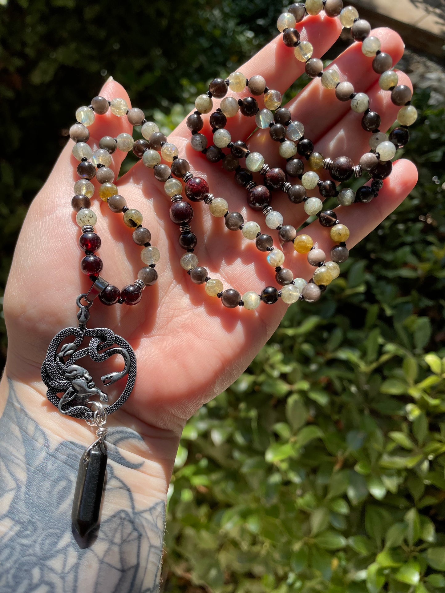 Medusa Devotional Talisman Necklace for Empowerment & Protection