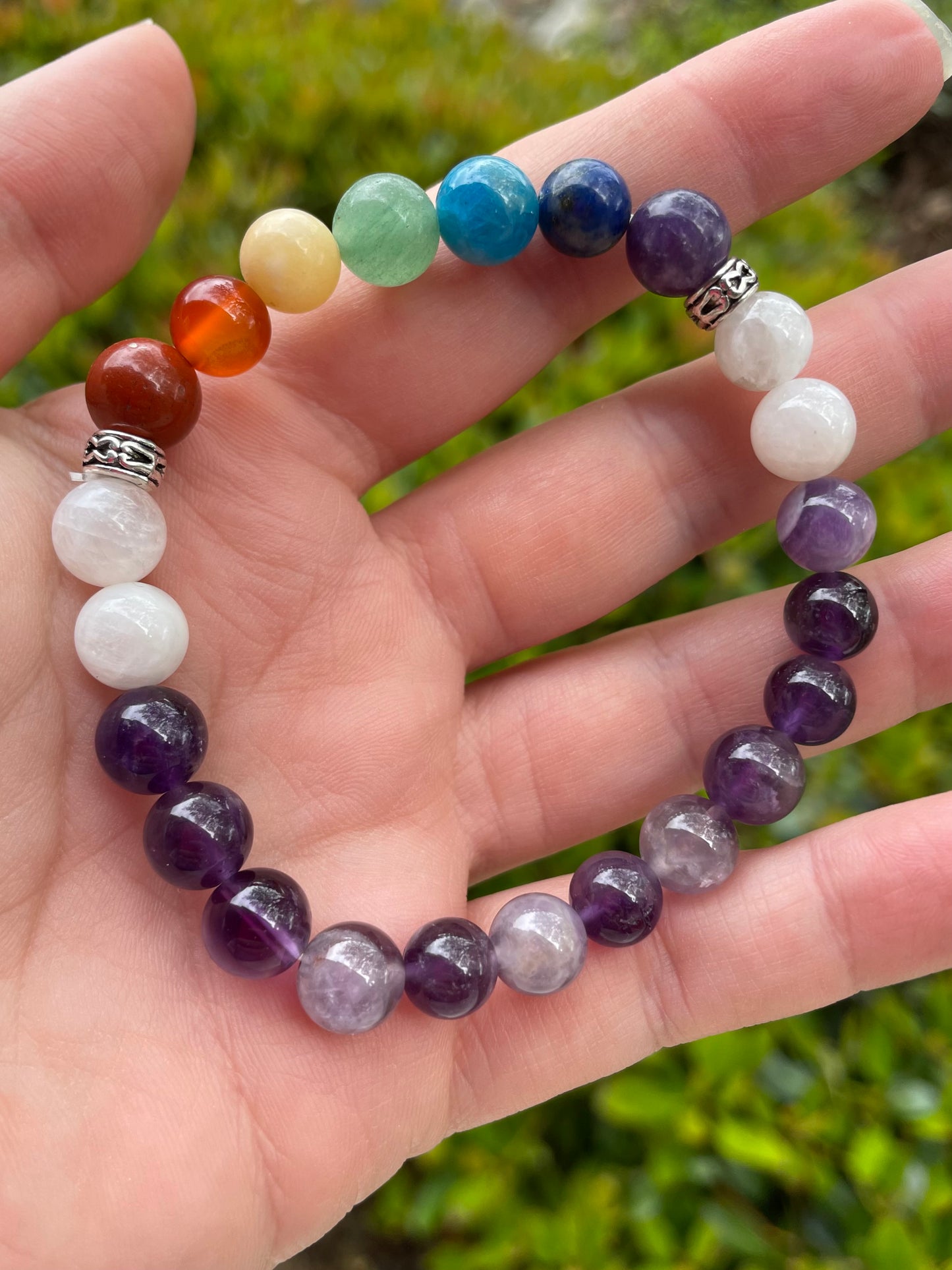 Chakra Balancing & Intuition Boosting Crystal Bracelet