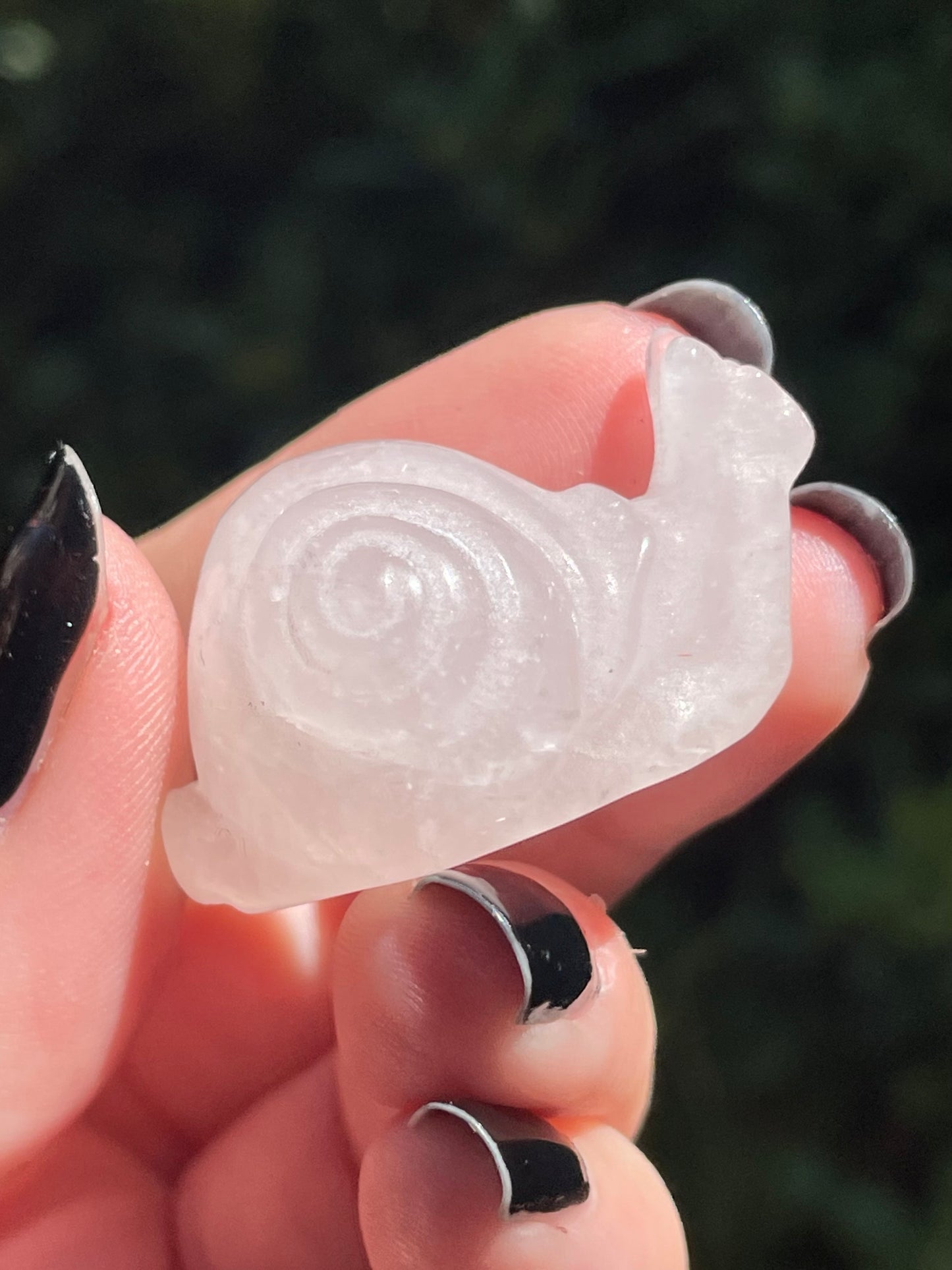 Cute Snail Crystal Carvings